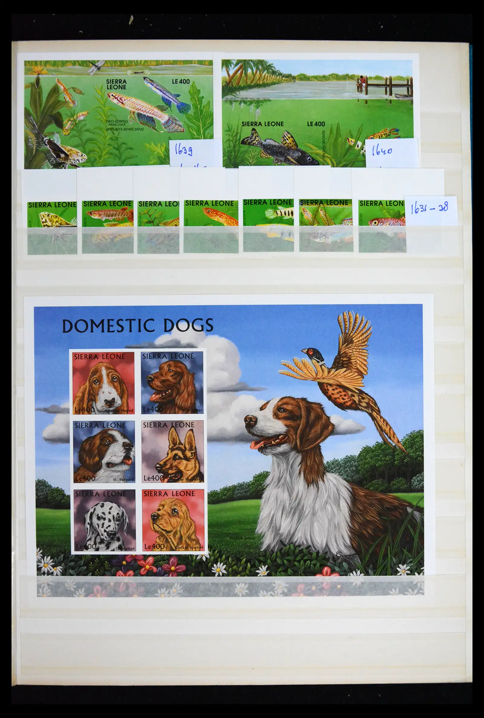 41691 0015 - Stamp collection 41691 Thematic animals imperforated 1950-2000.