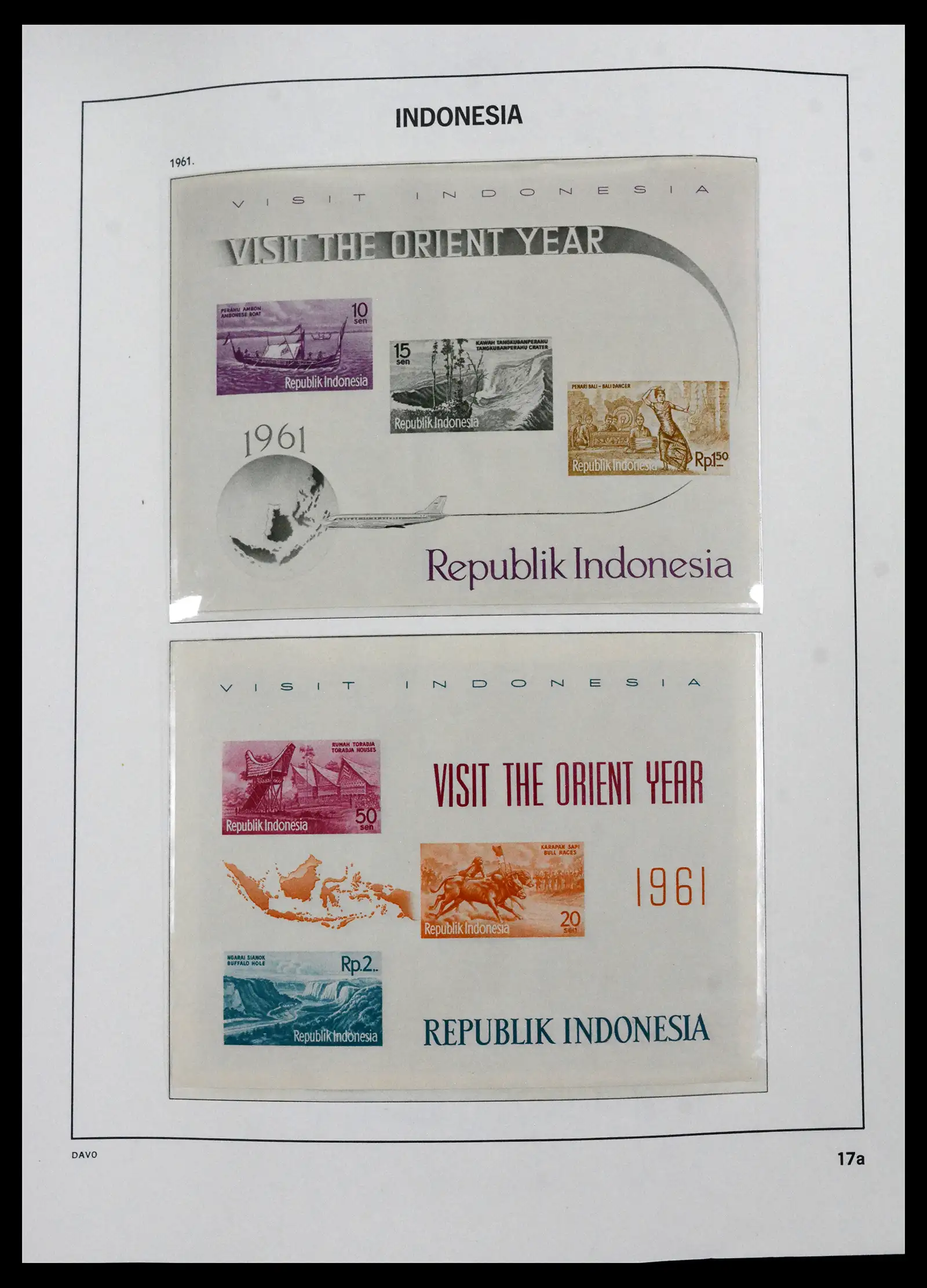 41693 0011 - Stamp collection 41693 Inonesia complete 1955-1999.