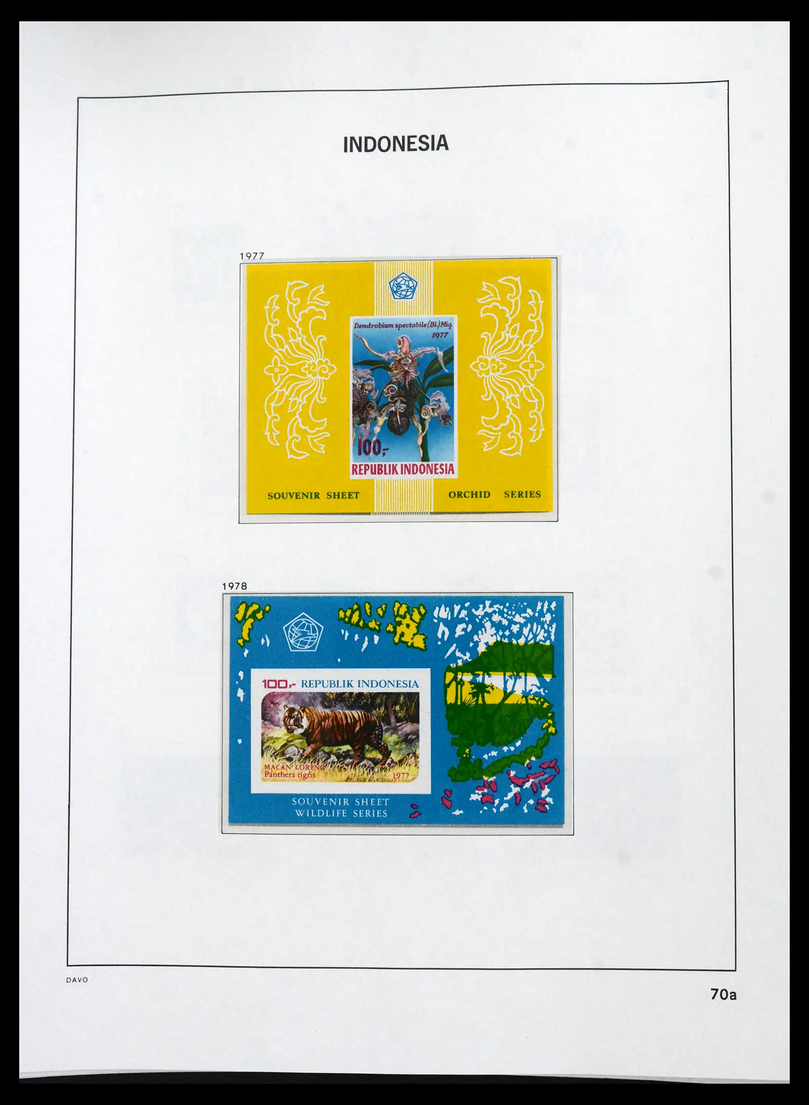 41693 0067 - Stamp collection 41693 Inonesia complete 1955-1999.