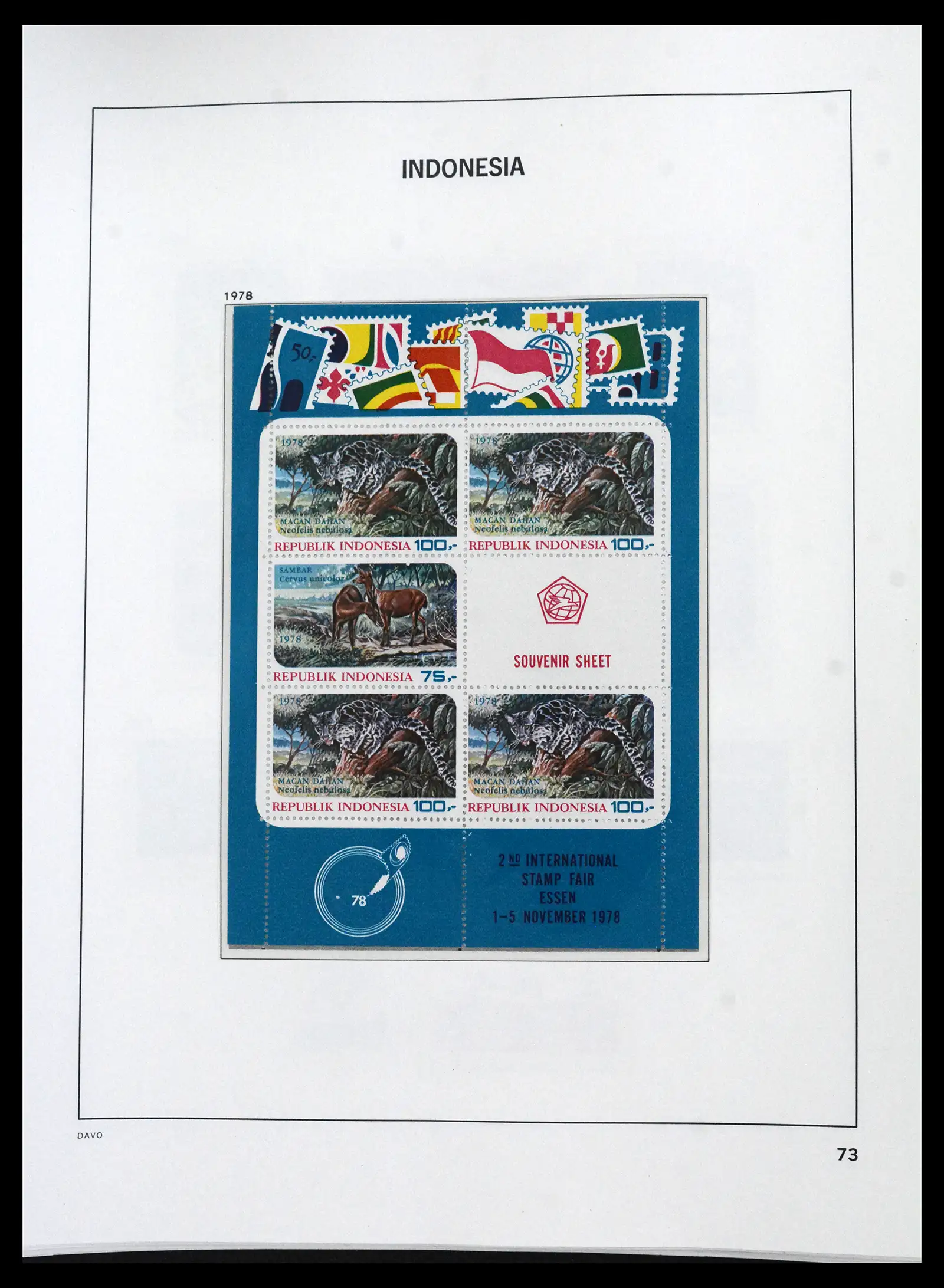 41693 0070 - Stamp collection 41693 Inonesia complete 1955-1999.