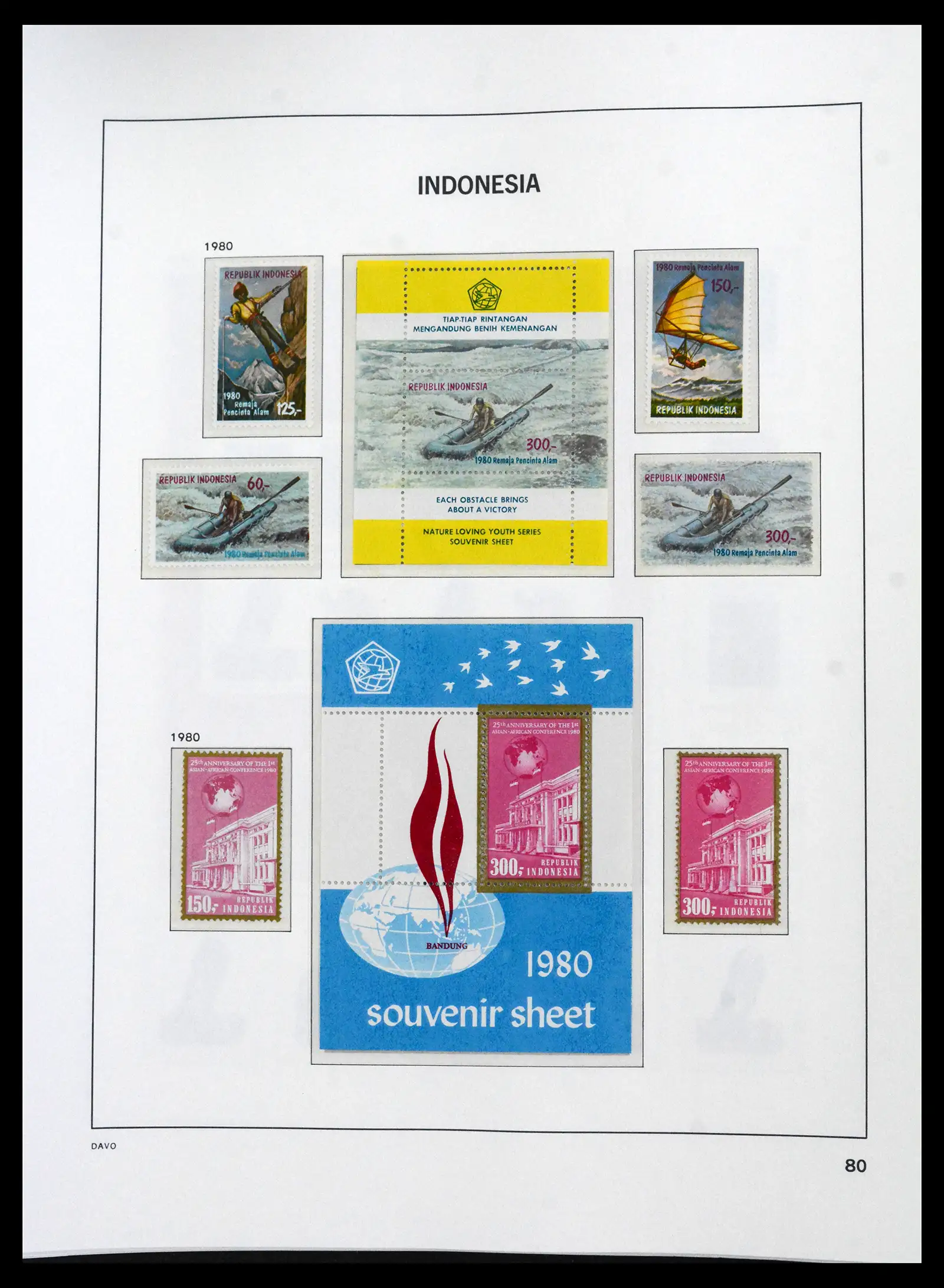 41693 0077 - Stamp collection 41693 Inonesia complete 1955-1999.
