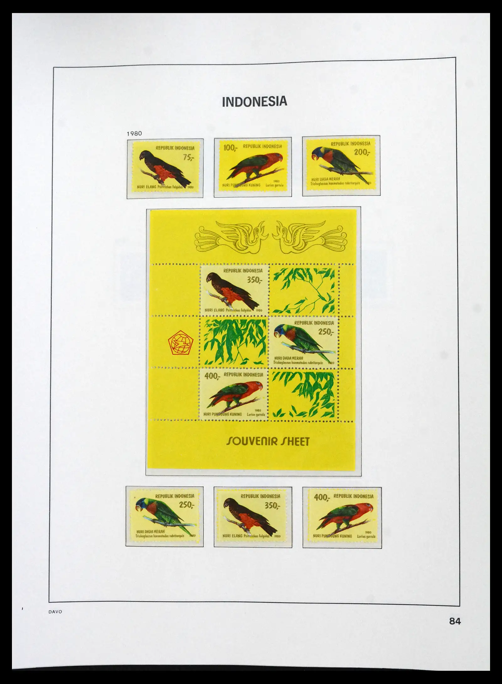 41693 0081 - Stamp collection 41693 Inonesia complete 1955-1999.