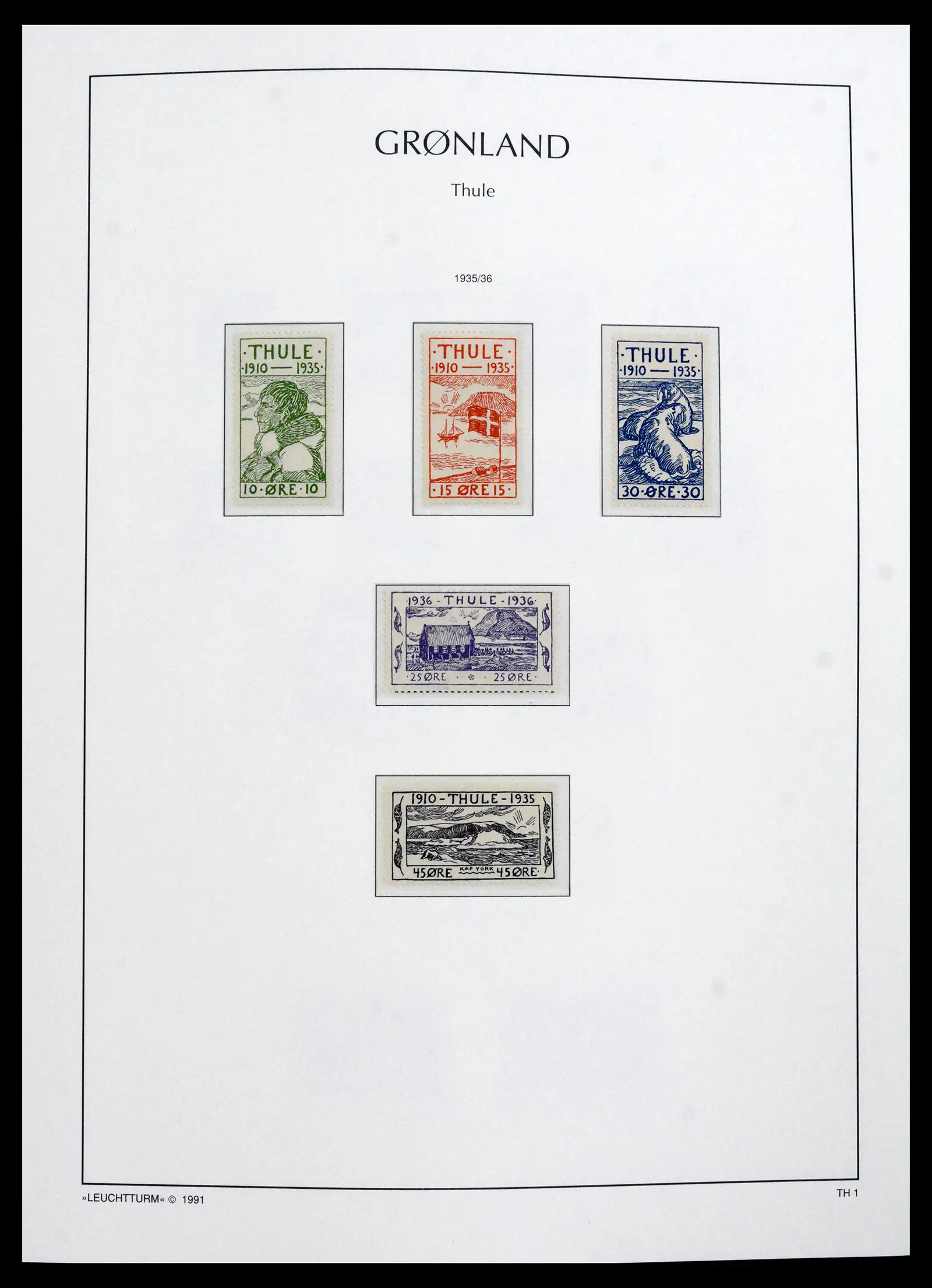 41694 0004 - Stamp collection 41694 Greenland complete 1905-2009.