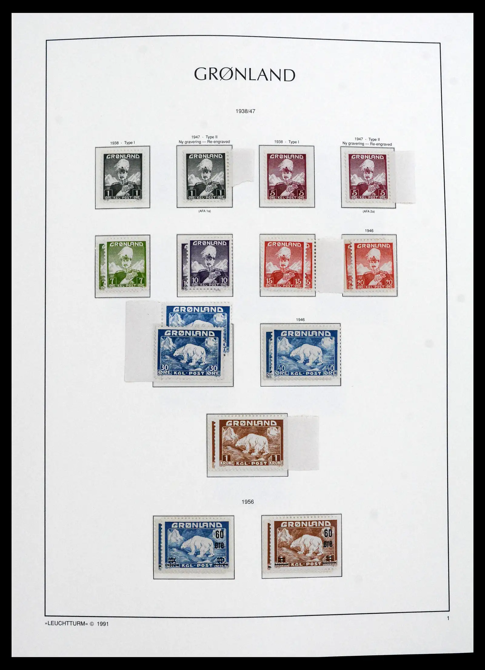 41694 0005 - Stamp collection 41694 Greenland complete 1905-2009.