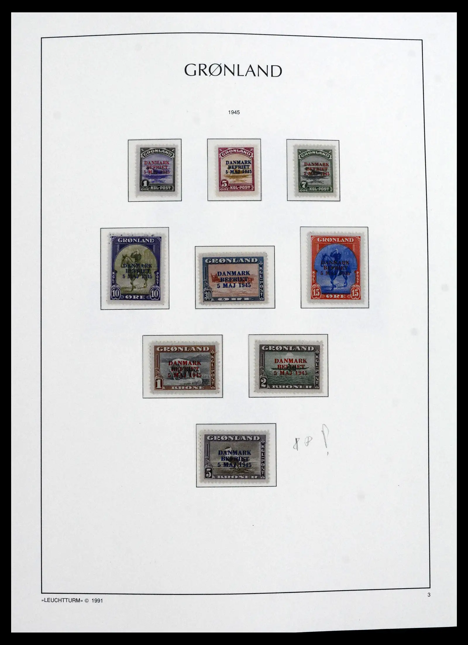 41694 0007 - Stamp collection 41694 Greenland complete 1905-2009.