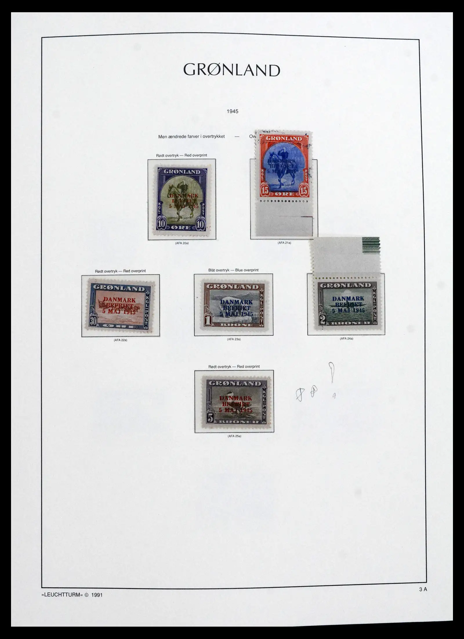 41694 0008 - Stamp collection 41694 Greenland complete 1905-2009.