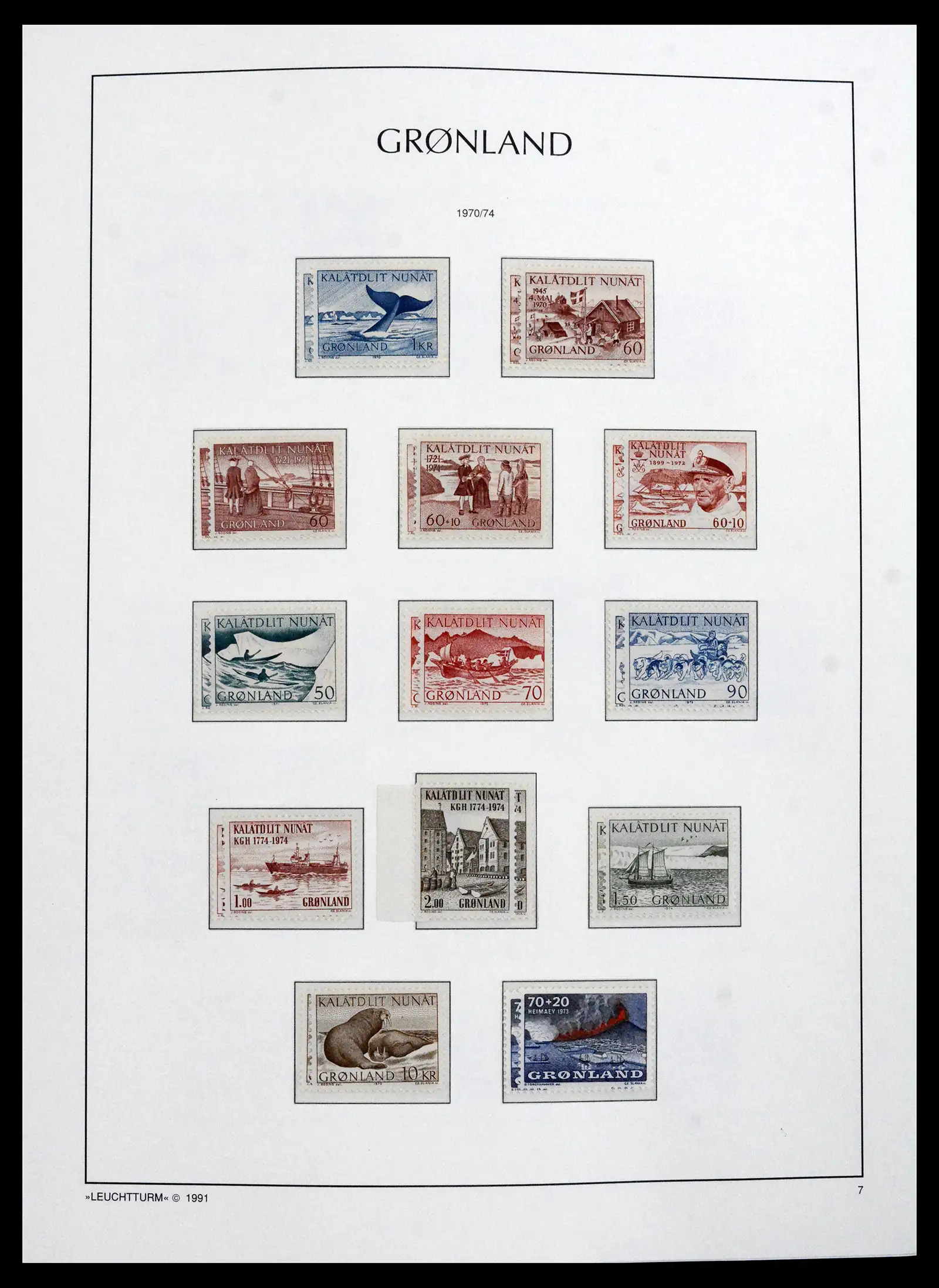 41694 0012 - Stamp collection 41694 Greenland complete 1905-2009.
