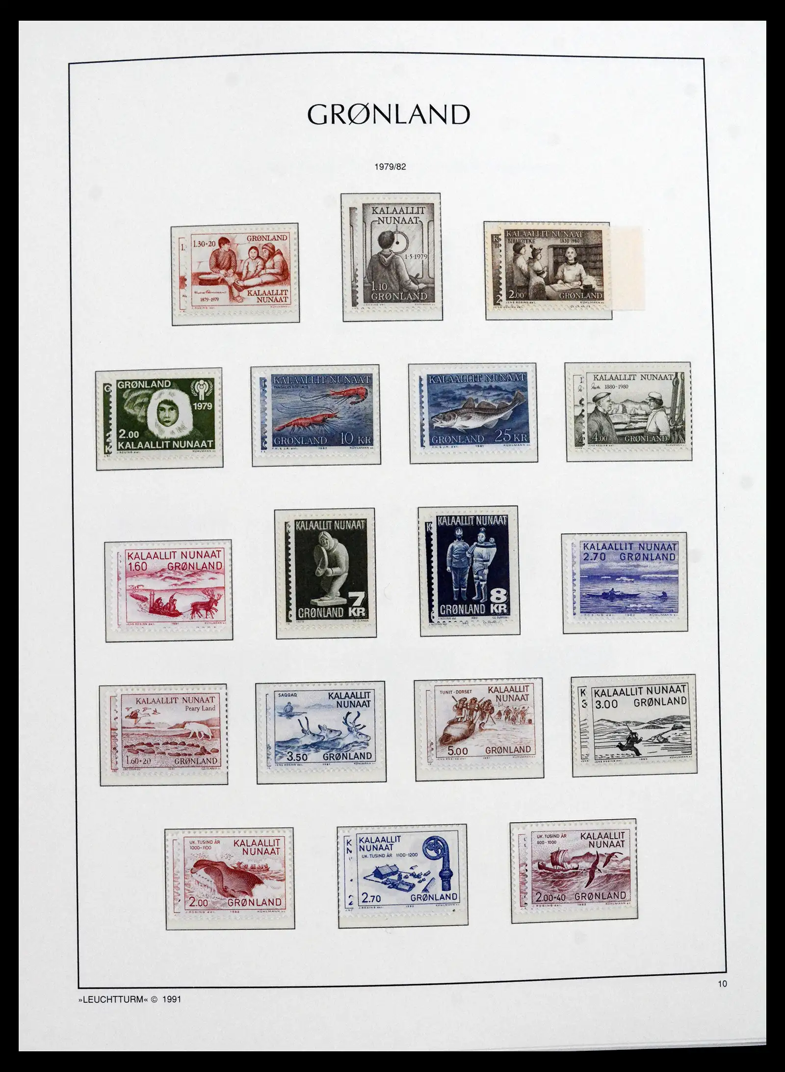 41694 0015 - Stamp collection 41694 Greenland complete 1905-2009.