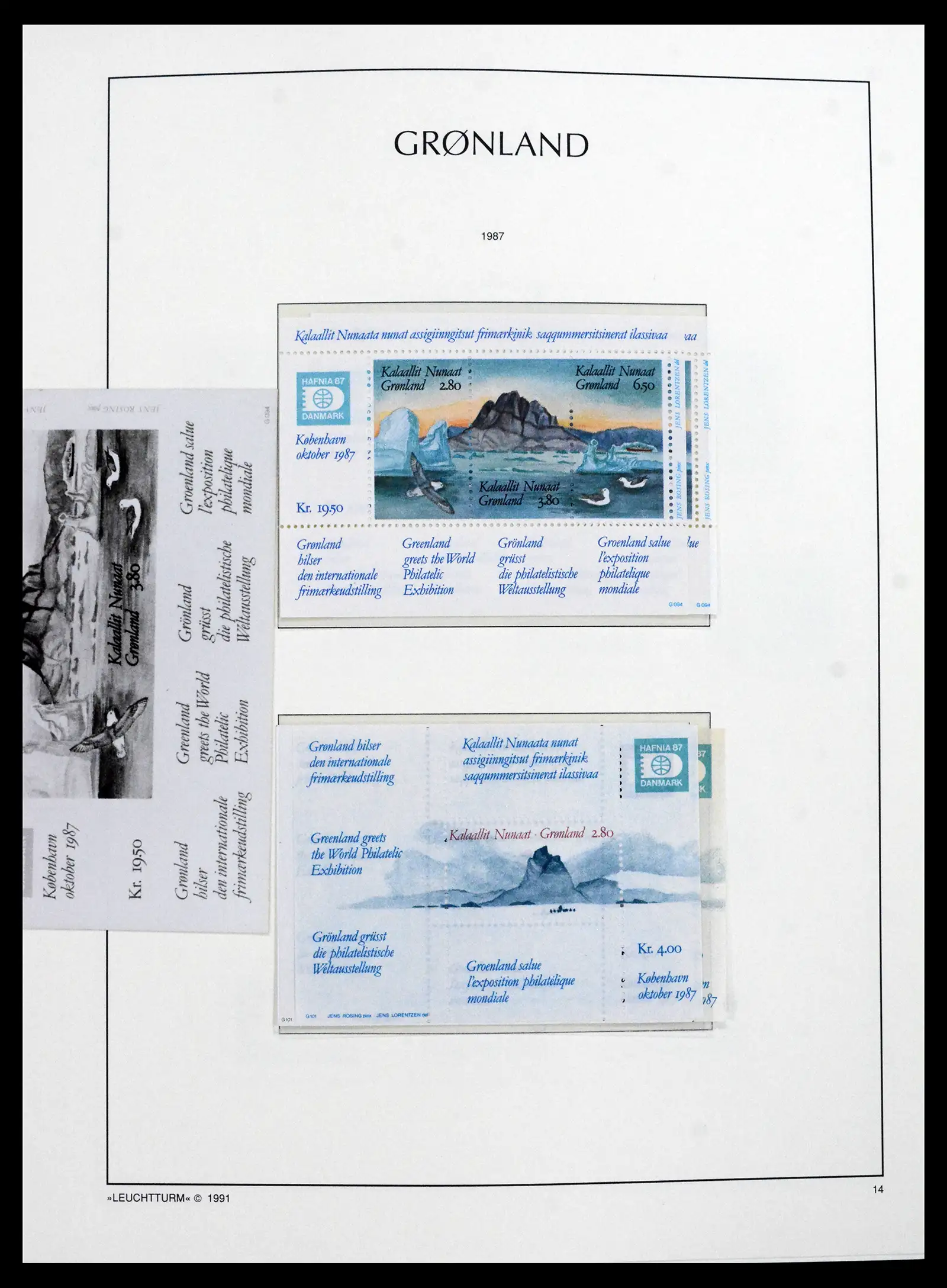 41694 0021 - Stamp collection 41694 Greenland complete 1905-2009.