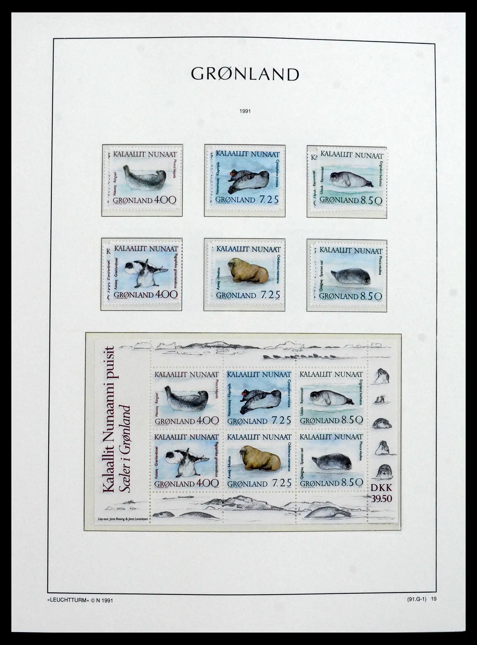 41694 0028 - Stamp collection 41694 Greenland complete 1905-2009.