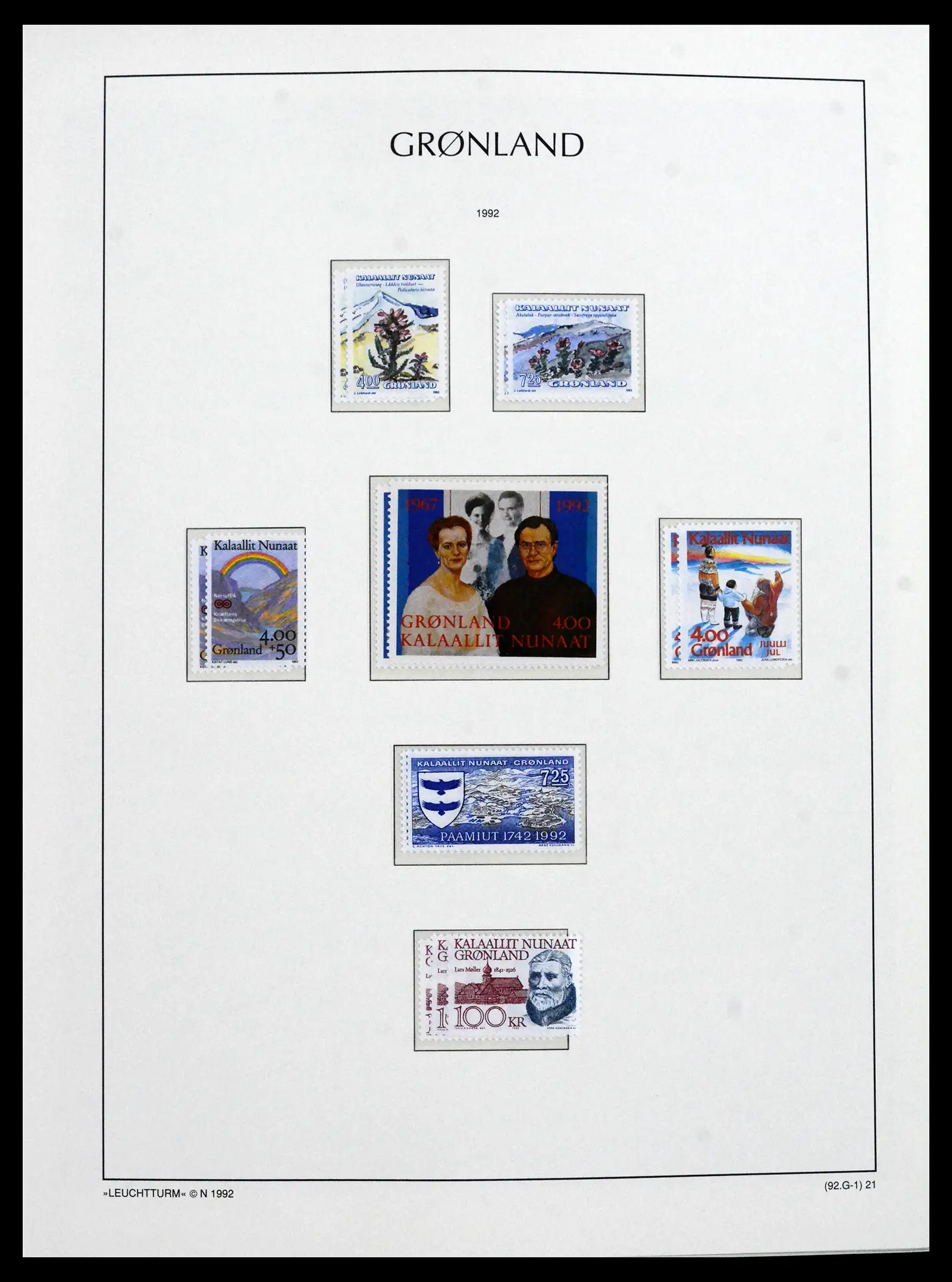 41694 0031 - Stamp collection 41694 Greenland complete 1905-2009.