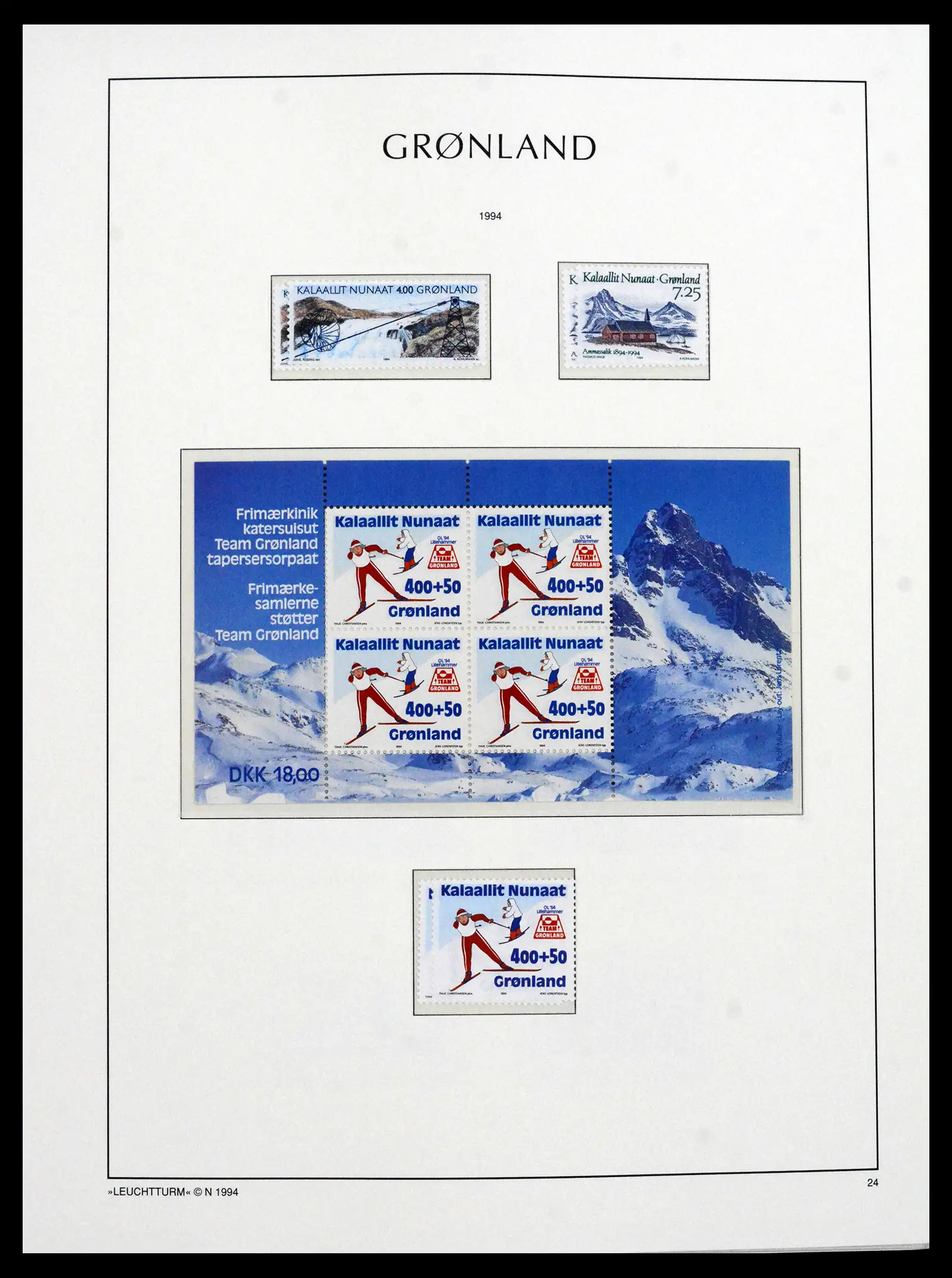 41694 0036 - Stamp collection 41694 Greenland complete 1905-2009.