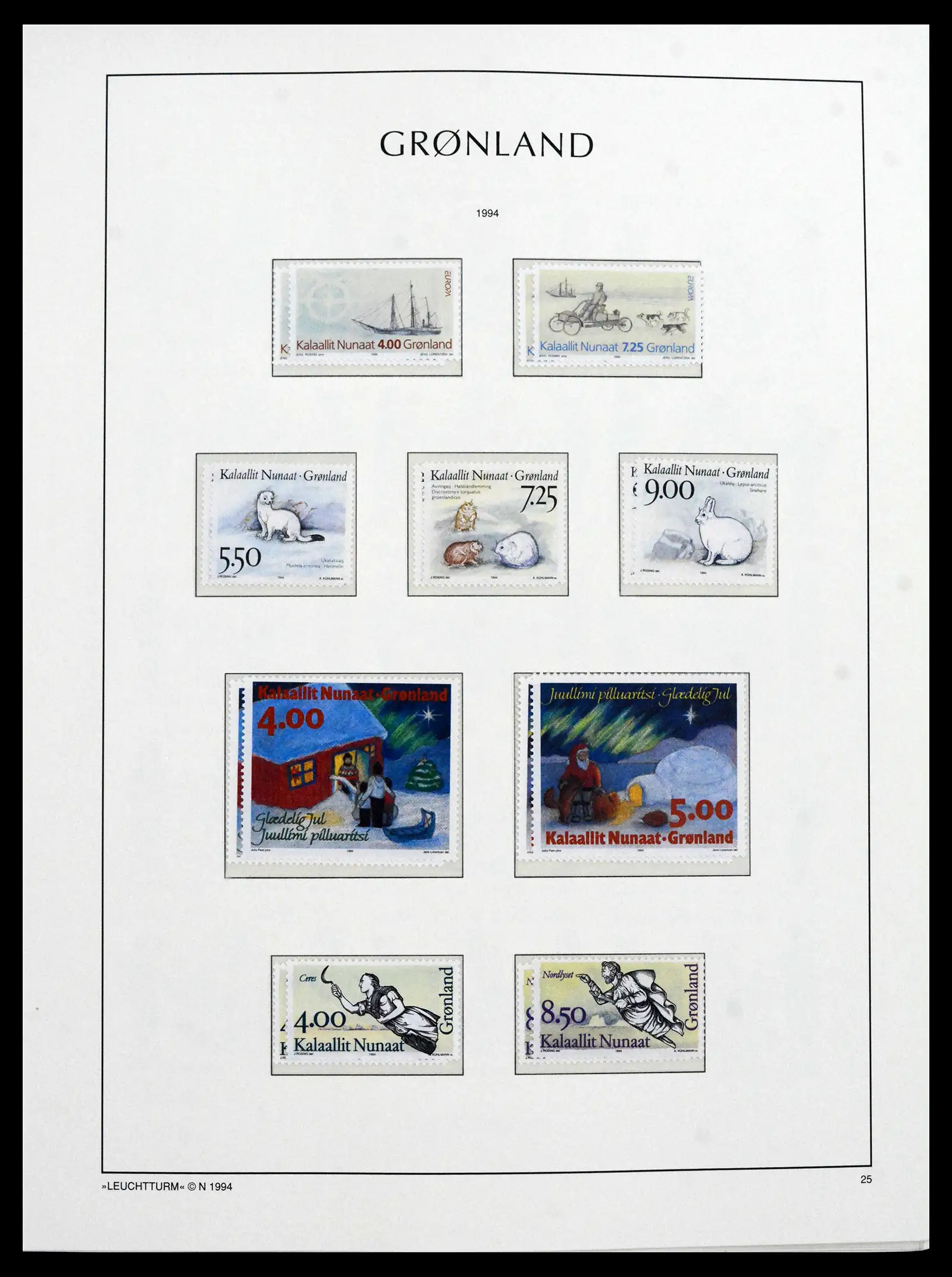 41694 0037 - Stamp collection 41694 Greenland complete 1905-2009.