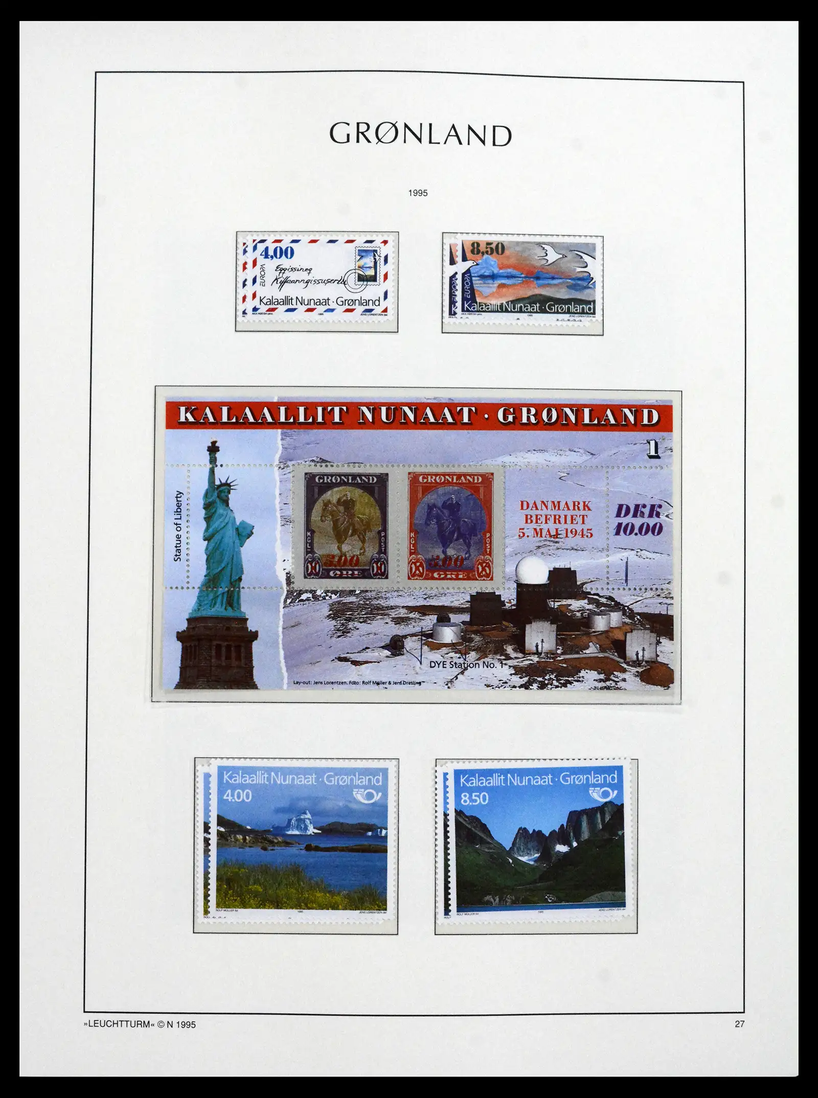 41694 0040 - Stamp collection 41694 Greenland complete 1905-2009.