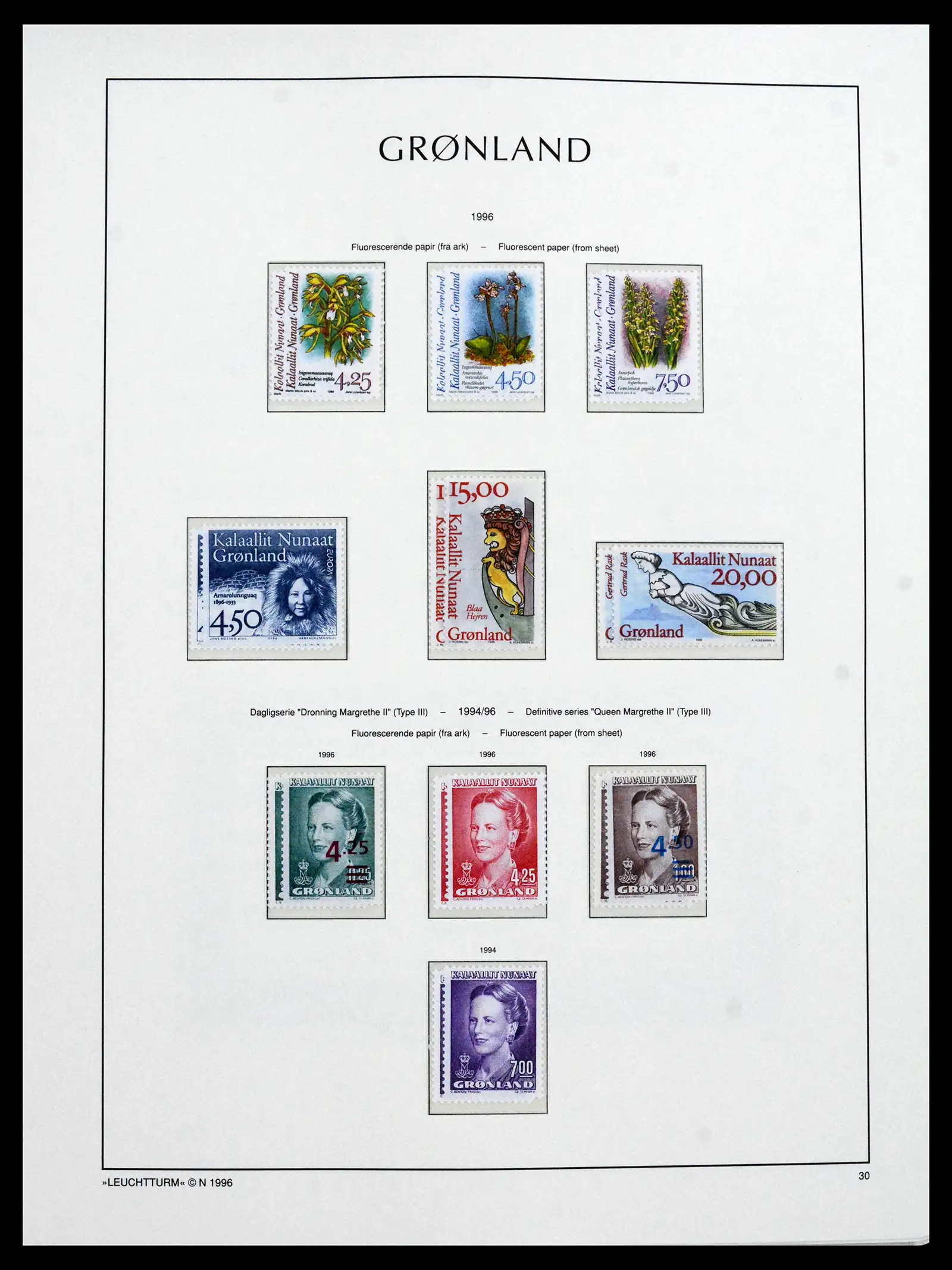 41694 0044 - Stamp collection 41694 Greenland complete 1905-2009.