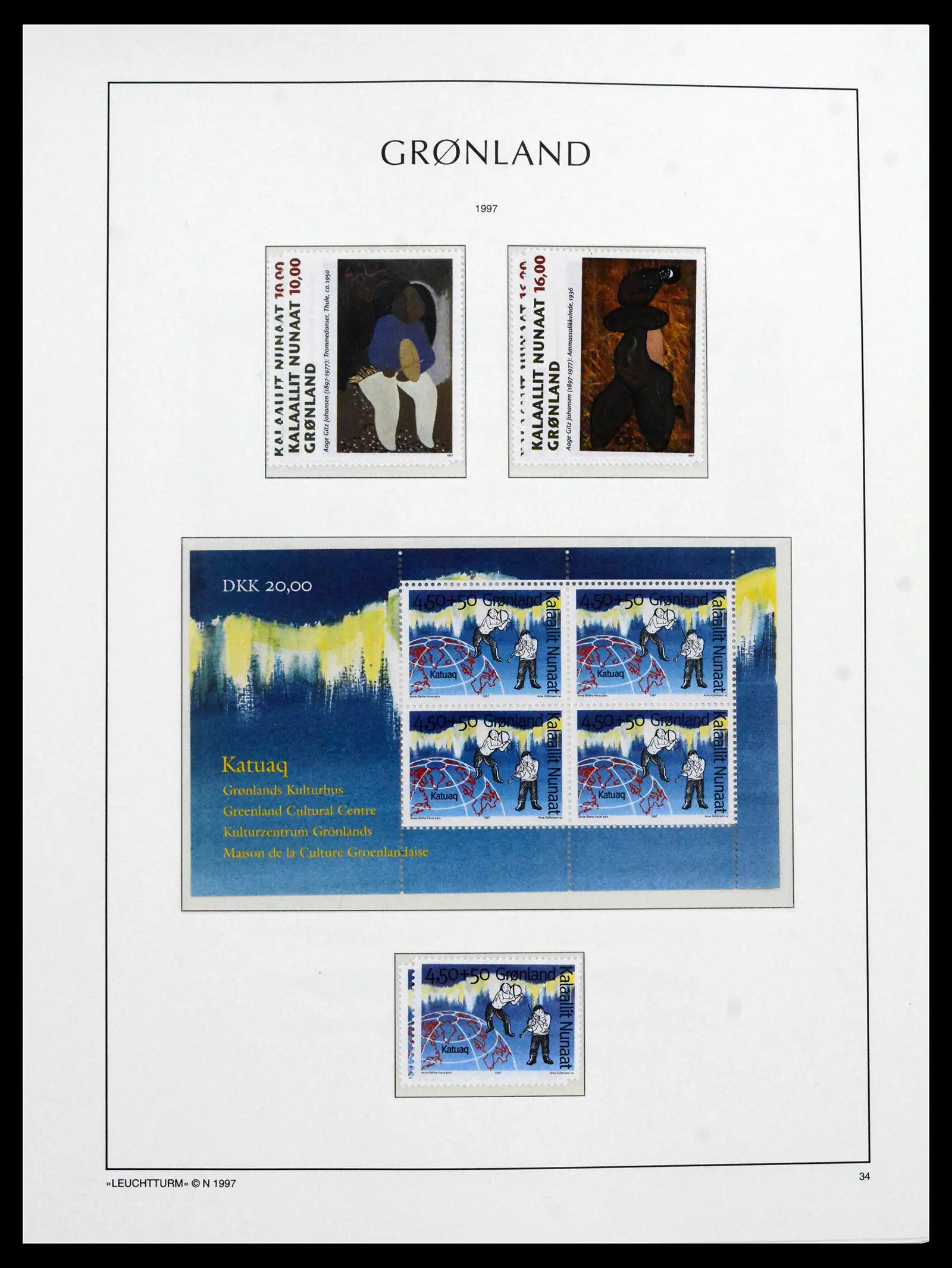 41694 0049 - Stamp collection 41694 Greenland complete 1905-2009.