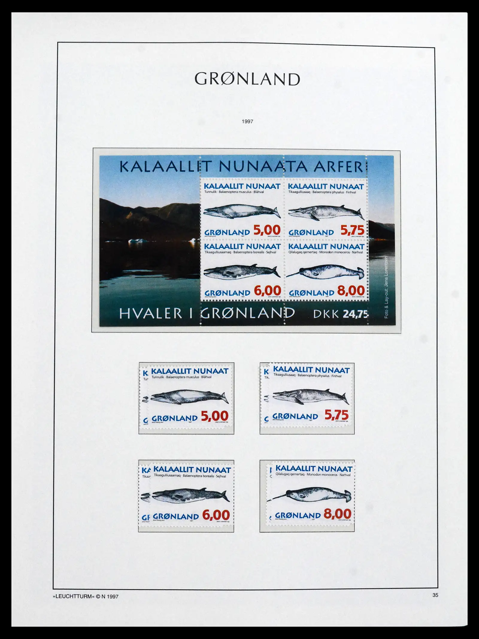 41694 0050 - Stamp collection 41694 Greenland complete 1905-2009.