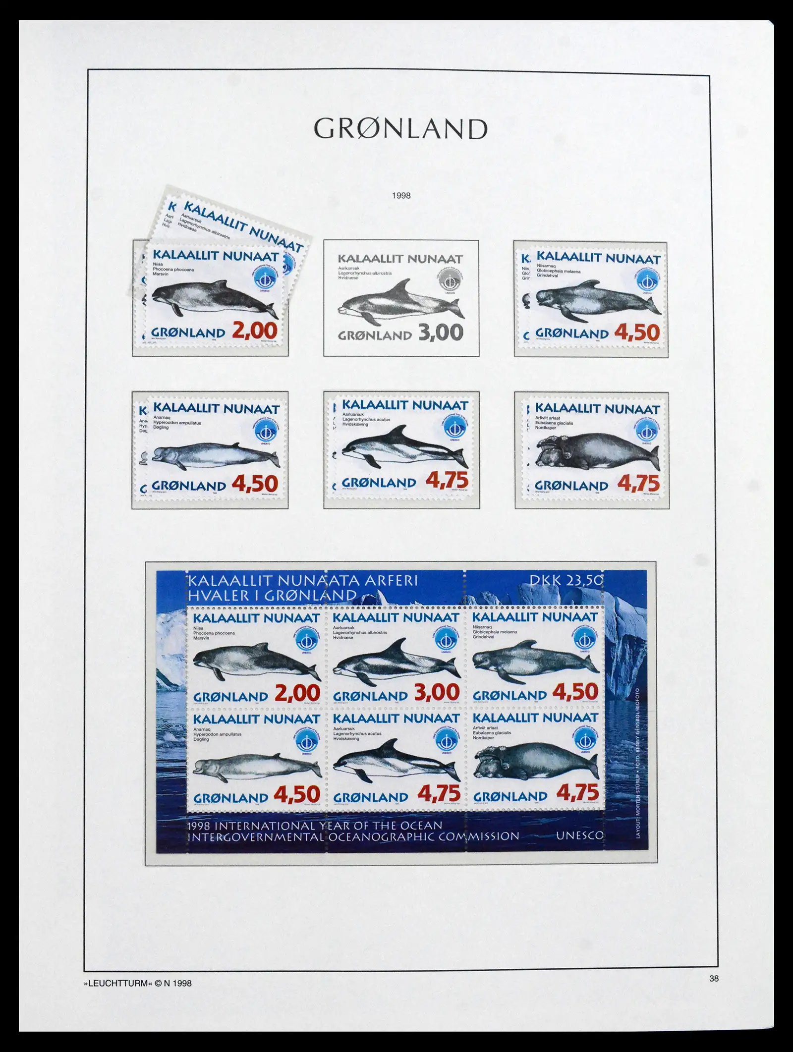 41694 0054 - Stamp collection 41694 Greenland complete 1905-2009.