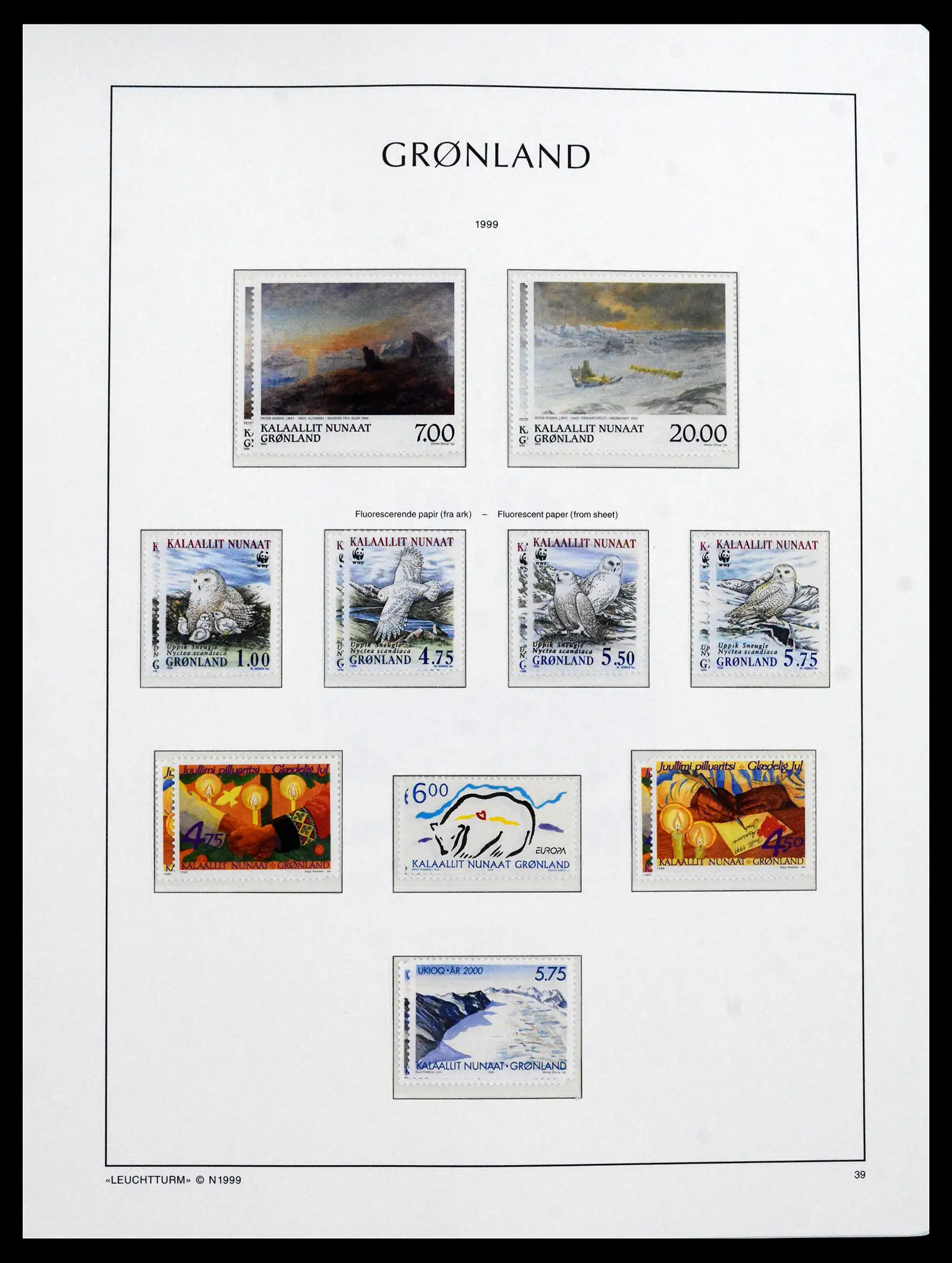 41694 0056 - Stamp collection 41694 Greenland complete 1905-2009.