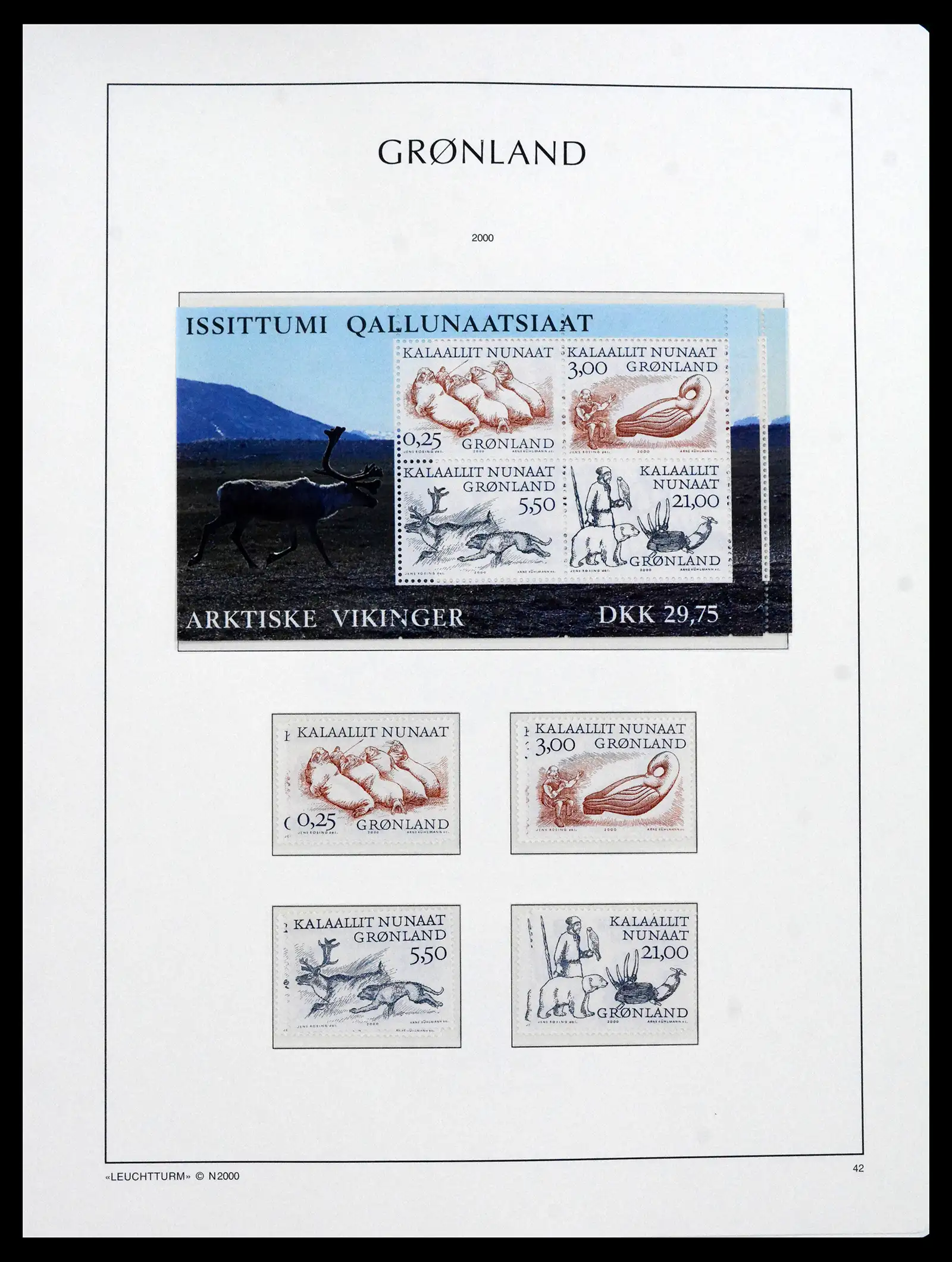 41694 0059 - Stamp collection 41694 Greenland complete 1905-2009.