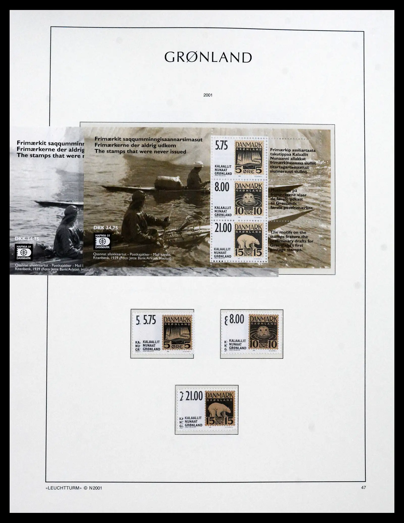 41694 0064 - Stamp collection 41694 Greenland complete 1905-2009.