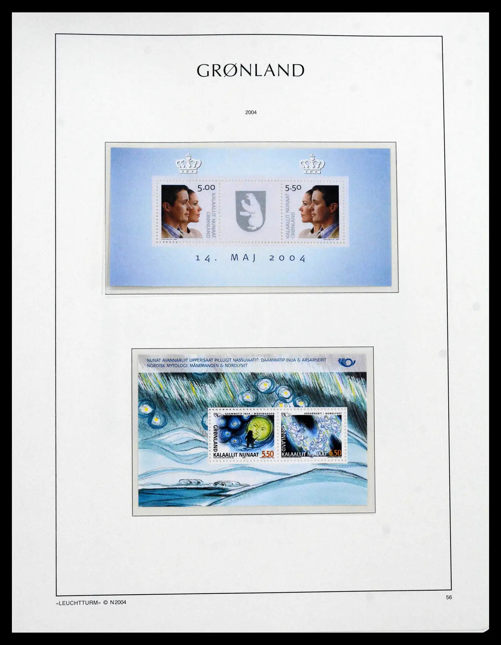 41694 0073 - Stamp collection 41694 Greenland complete 1905-2009.