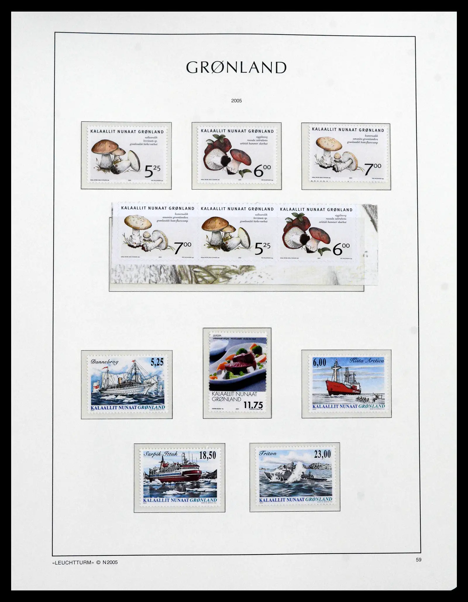 41694 0076 - Stamp collection 41694 Greenland complete 1905-2009.