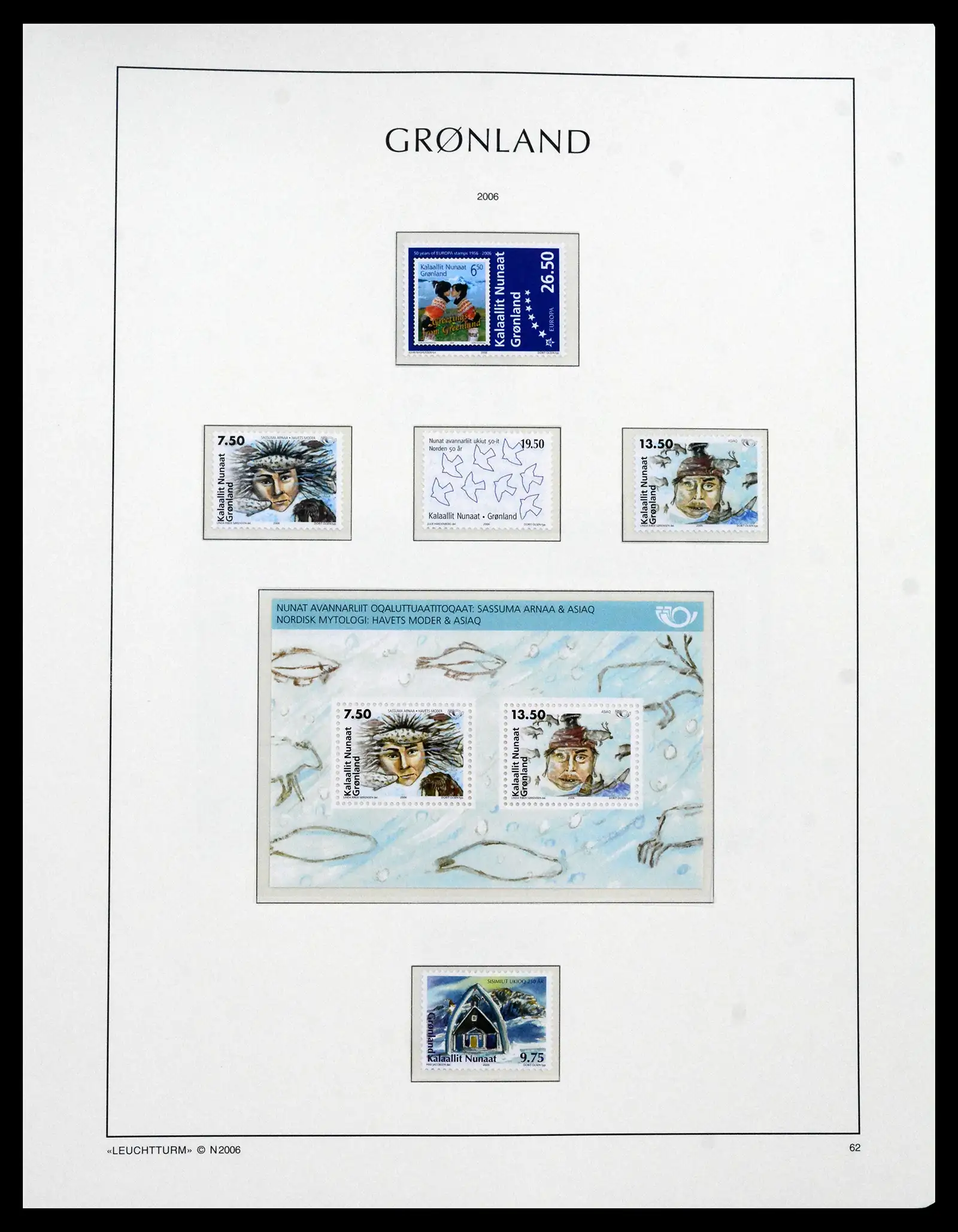 41694 0079 - Stamp collection 41694 Greenland complete 1905-2009.