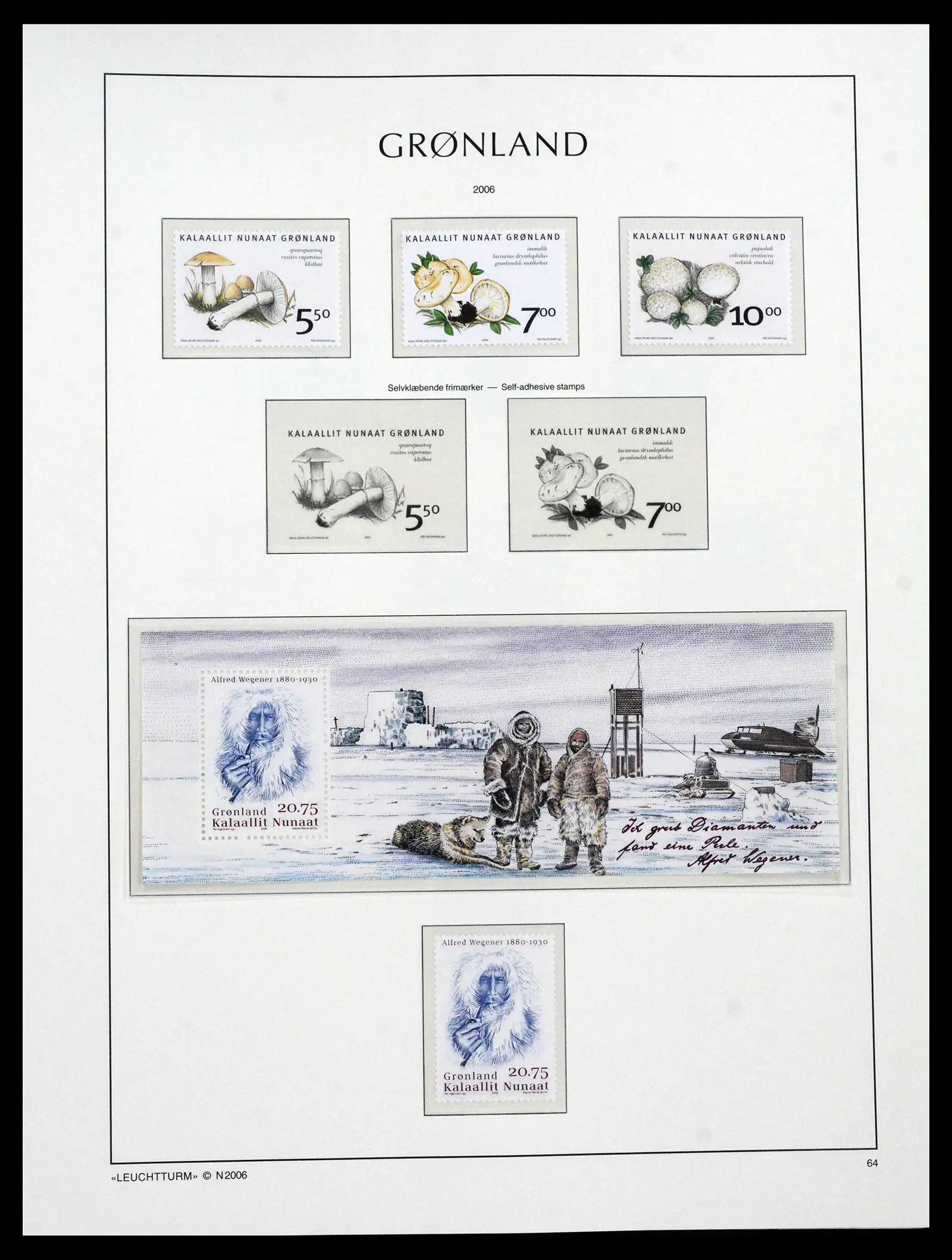 41694 0081 - Stamp collection 41694 Greenland complete 1905-2009.