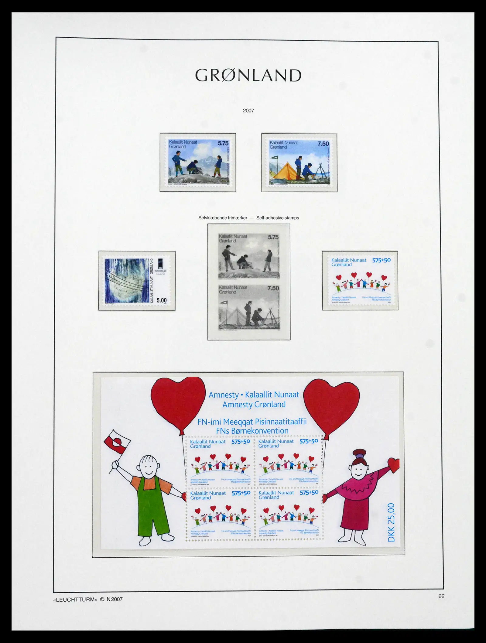 41694 0083 - Stamp collection 41694 Greenland complete 1905-2009.