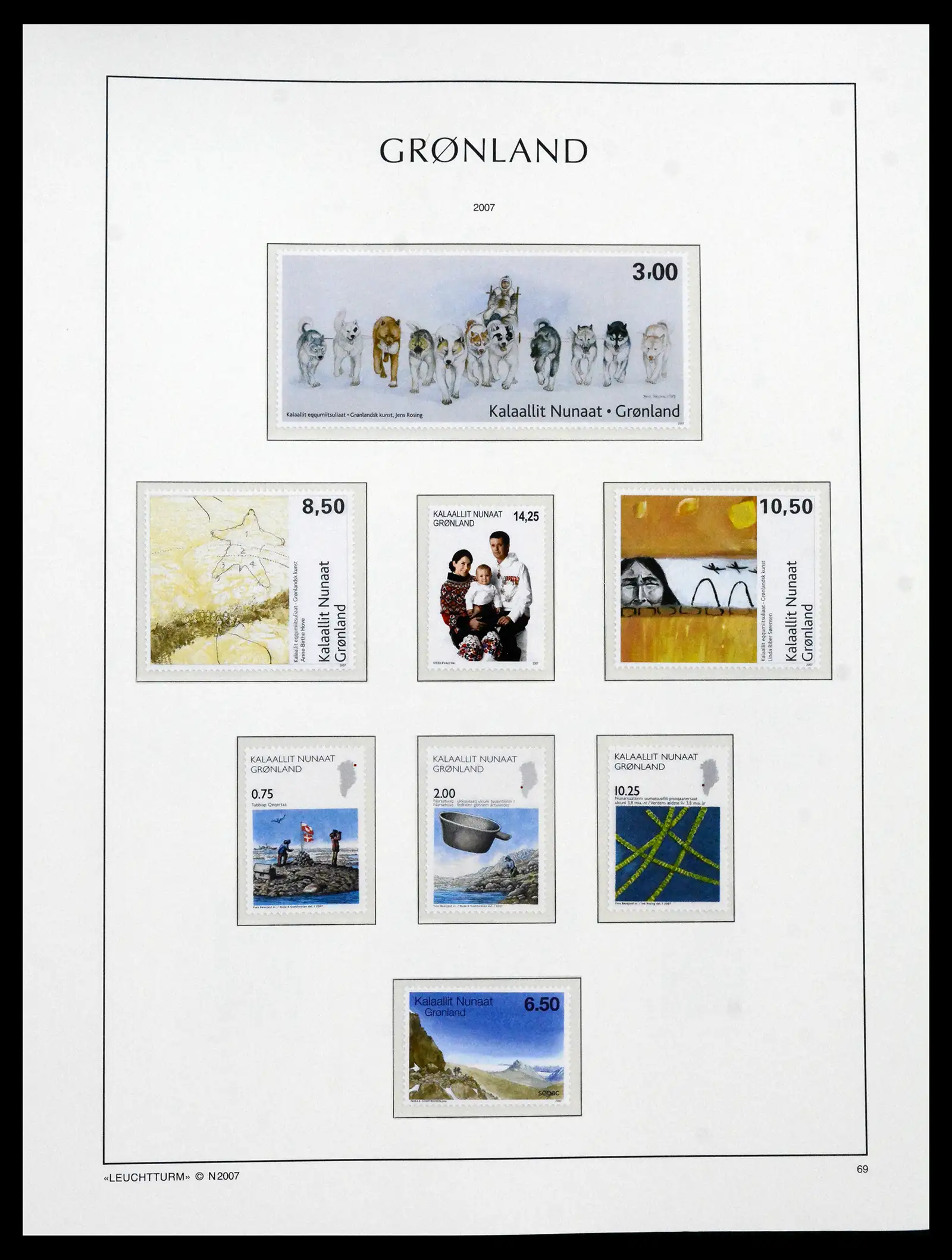41694 0086 - Stamp collection 41694 Greenland complete 1905-2009.