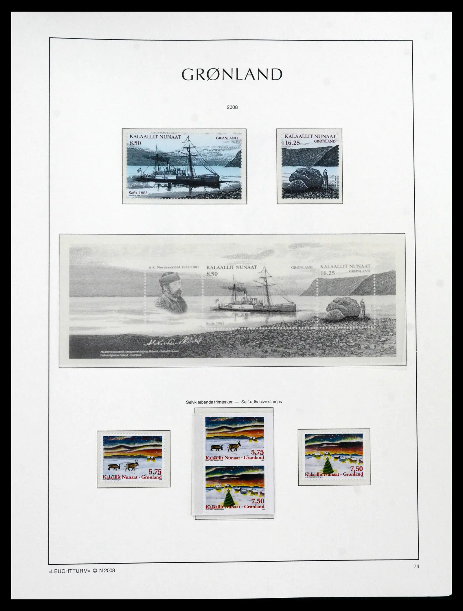 41694 0091 - Stamp collection 41694 Greenland complete 1905-2009.