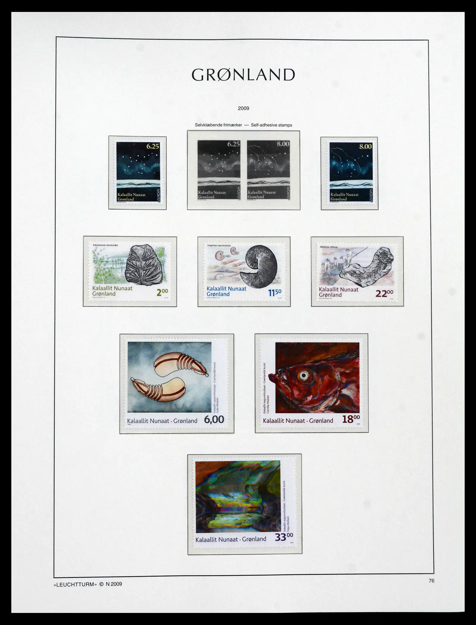 41694 0093 - Stamp collection 41694 Greenland complete 1905-2009.