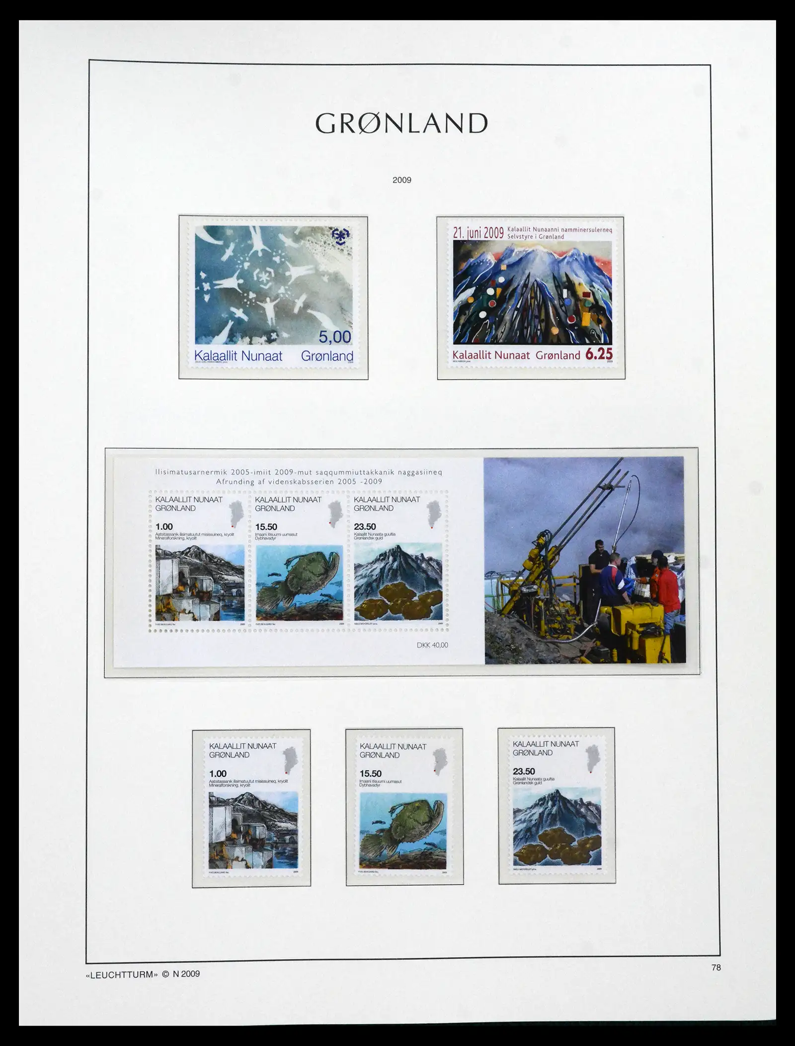 41694 0095 - Stamp collection 41694 Greenland complete 1905-2009.