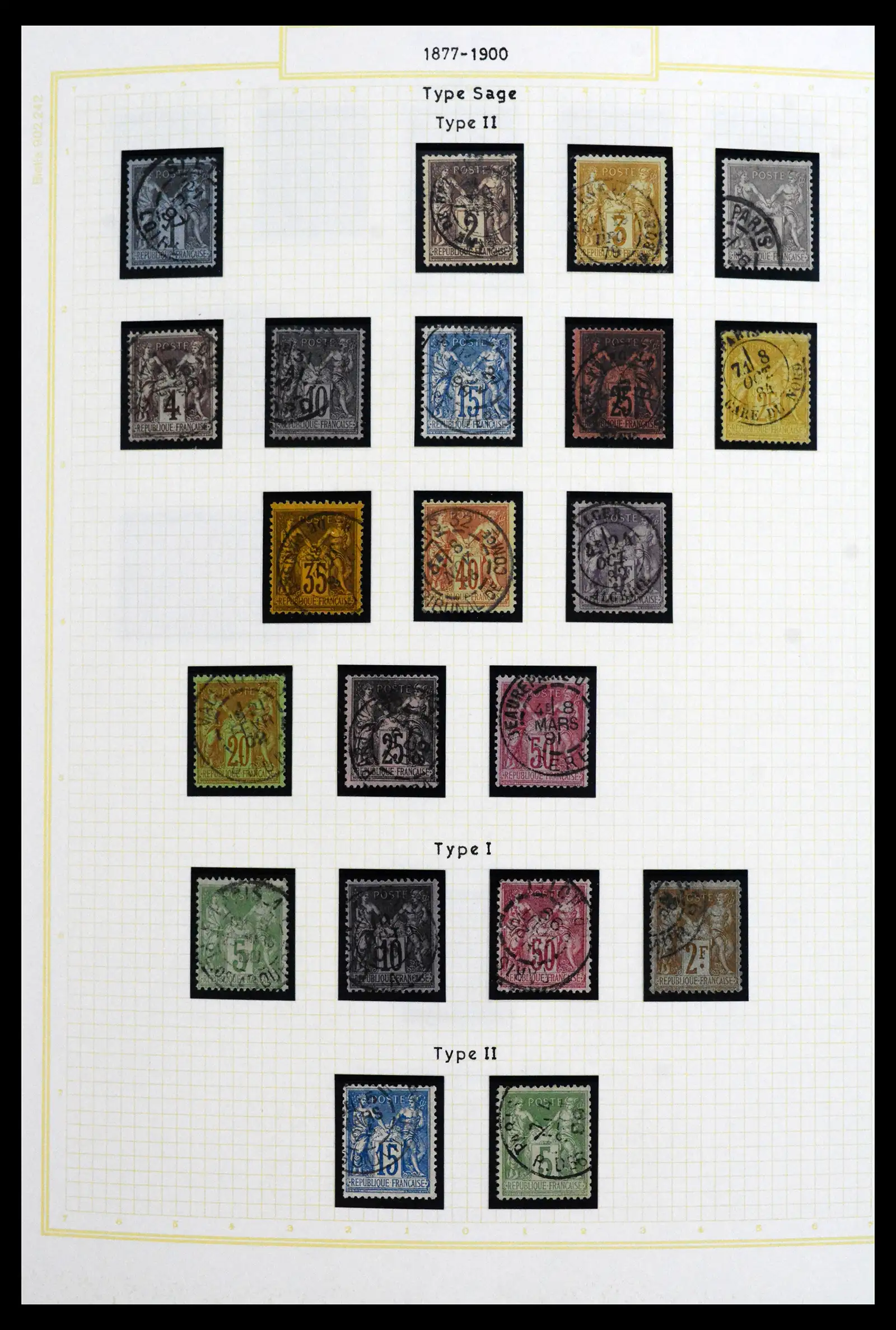 41695 0005 - Stamp collection 41695 France 1849-1999.