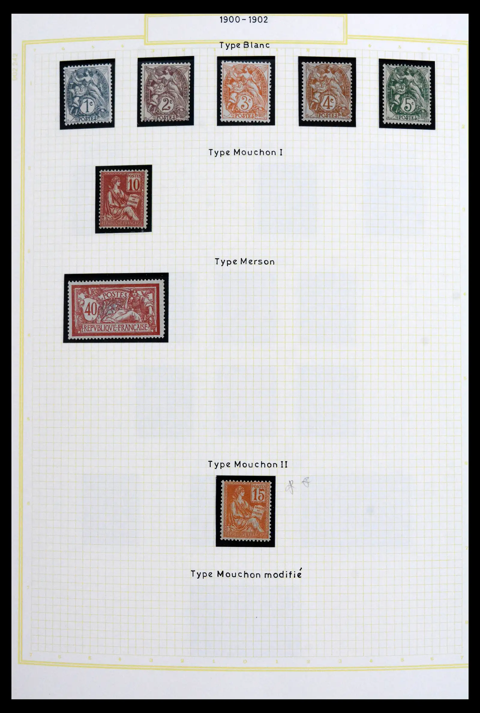 41695 0006 - Stamp collection 41695 France 1849-1999.