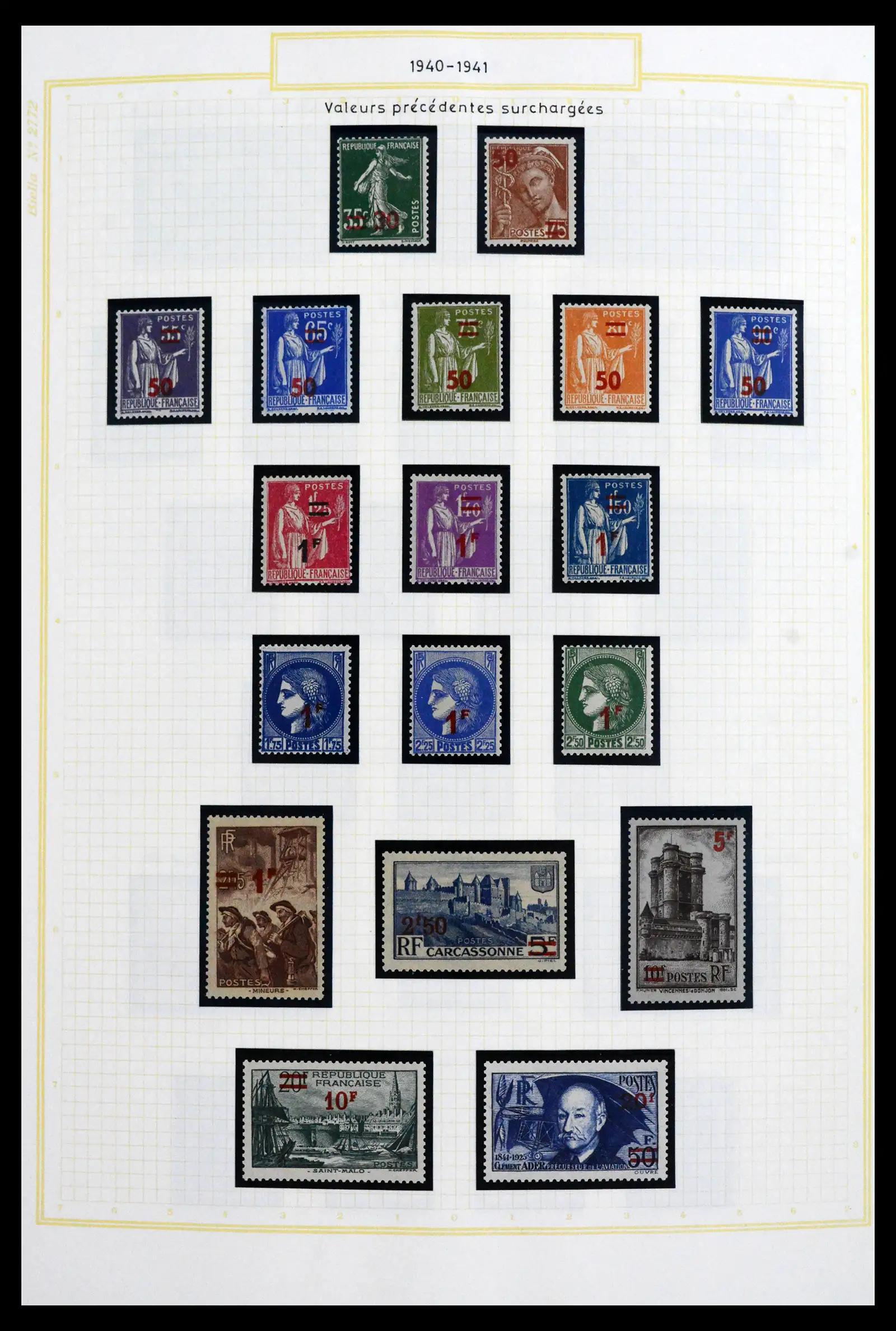 41695 0032 - Stamp collection 41695 France 1849-1999.