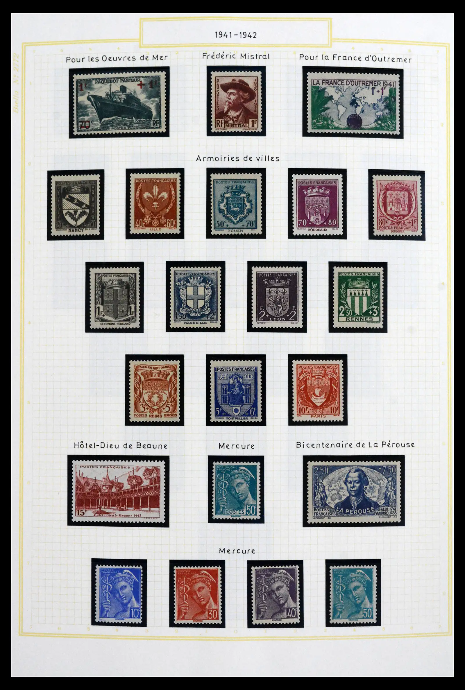 41695 0033 - Stamp collection 41695 France 1849-1999.