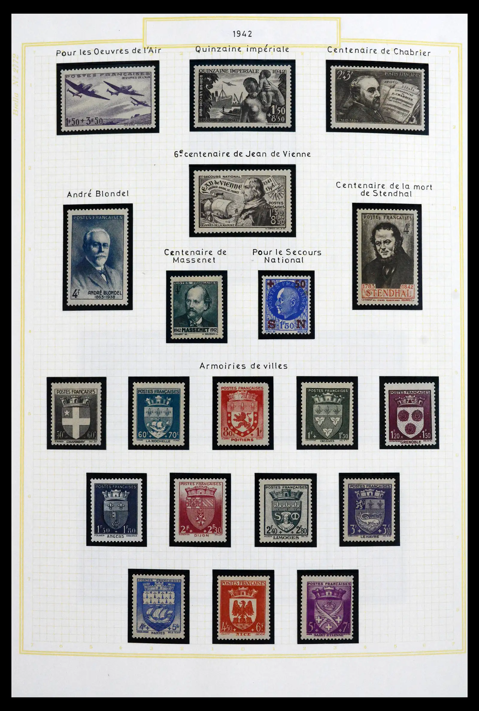 41695 0035 - Stamp collection 41695 France 1849-1999.