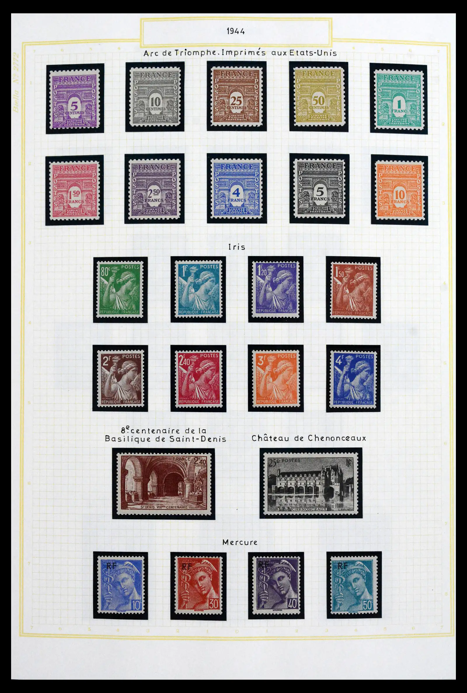 41695 0040 - Stamp collection 41695 France 1849-1999.
