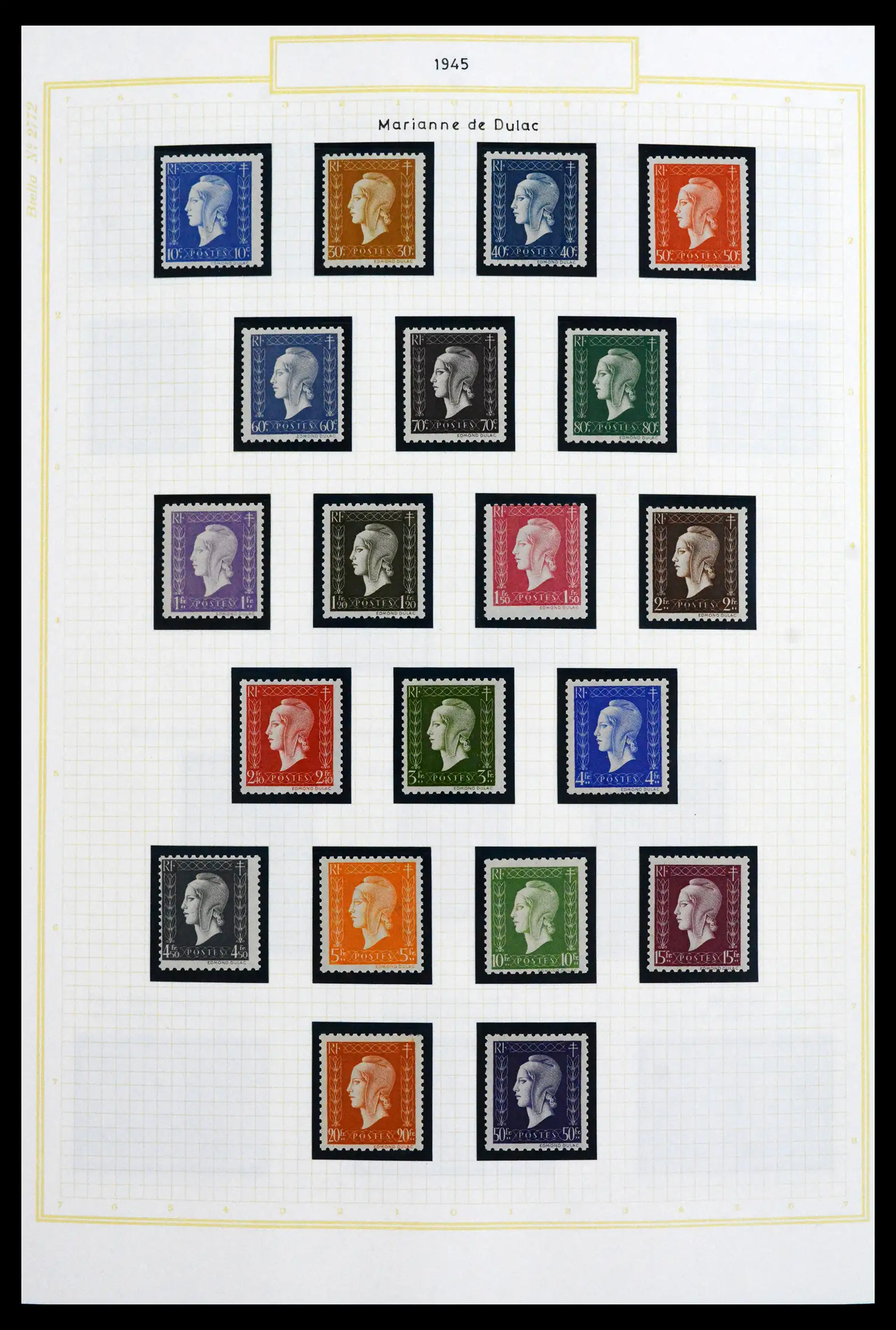 41695 0043 - Stamp collection 41695 France 1849-1999.