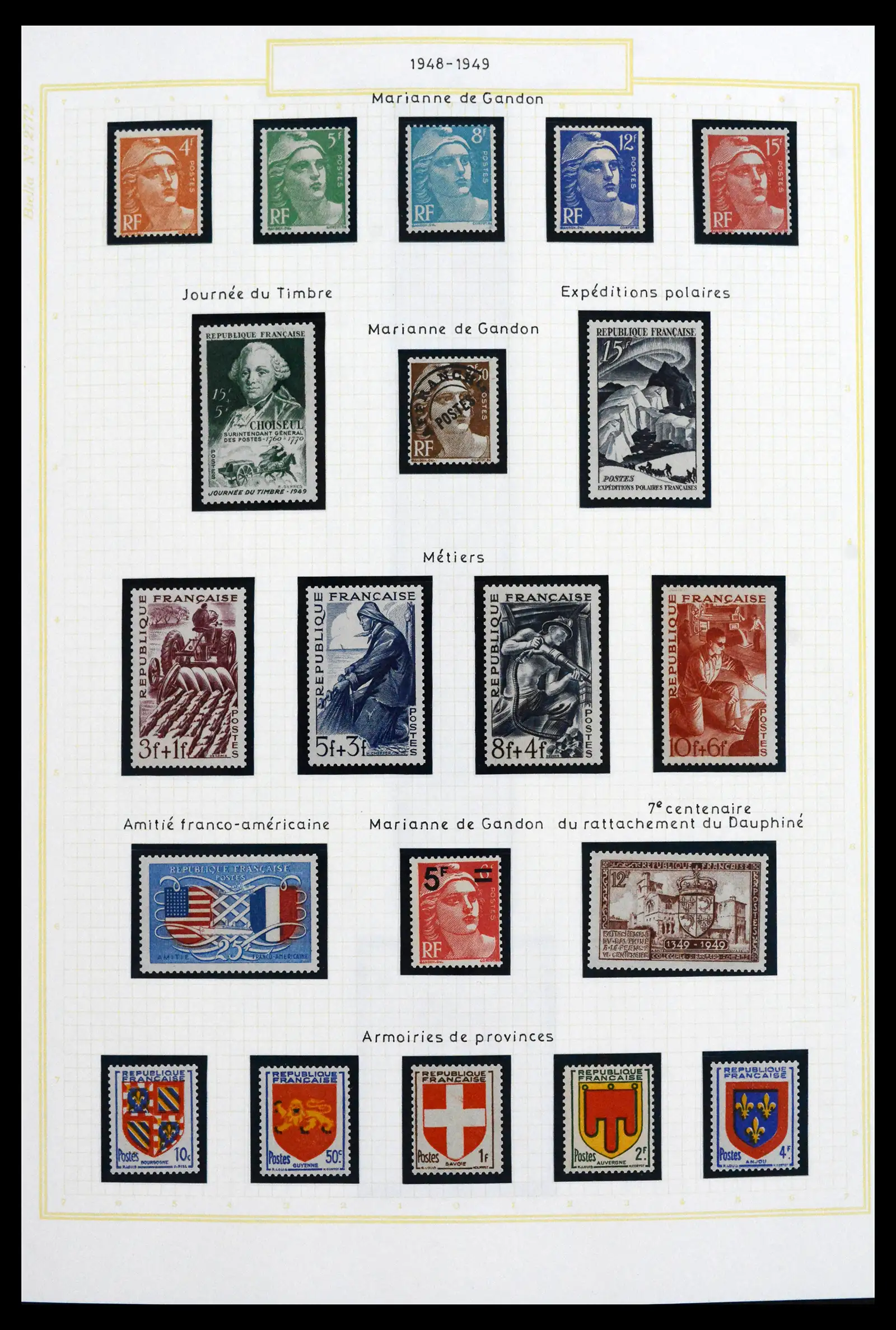 41695 0053 - Stamp collection 41695 France 1849-1999.