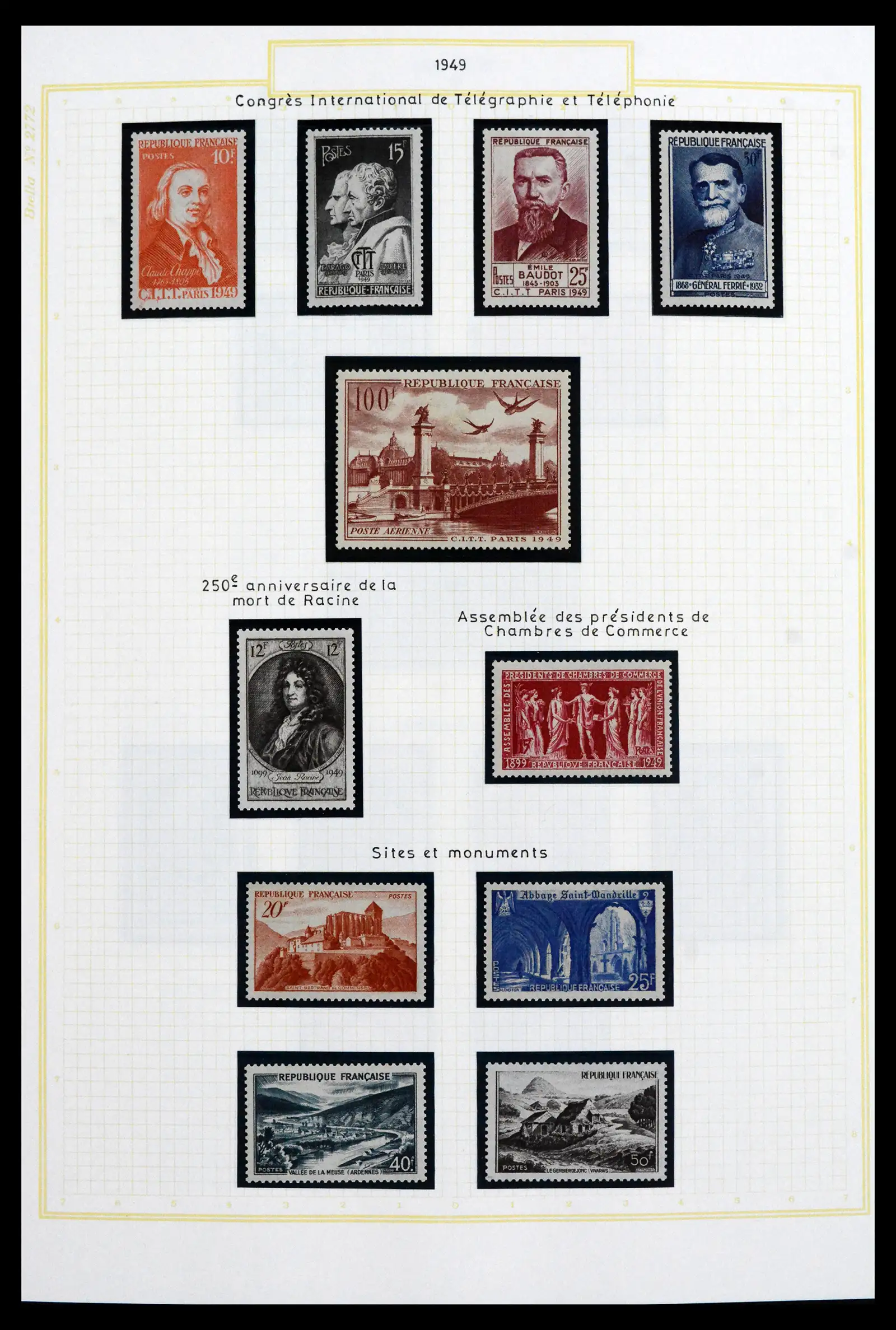 41695 0055 - Stamp collection 41695 France 1849-1999.