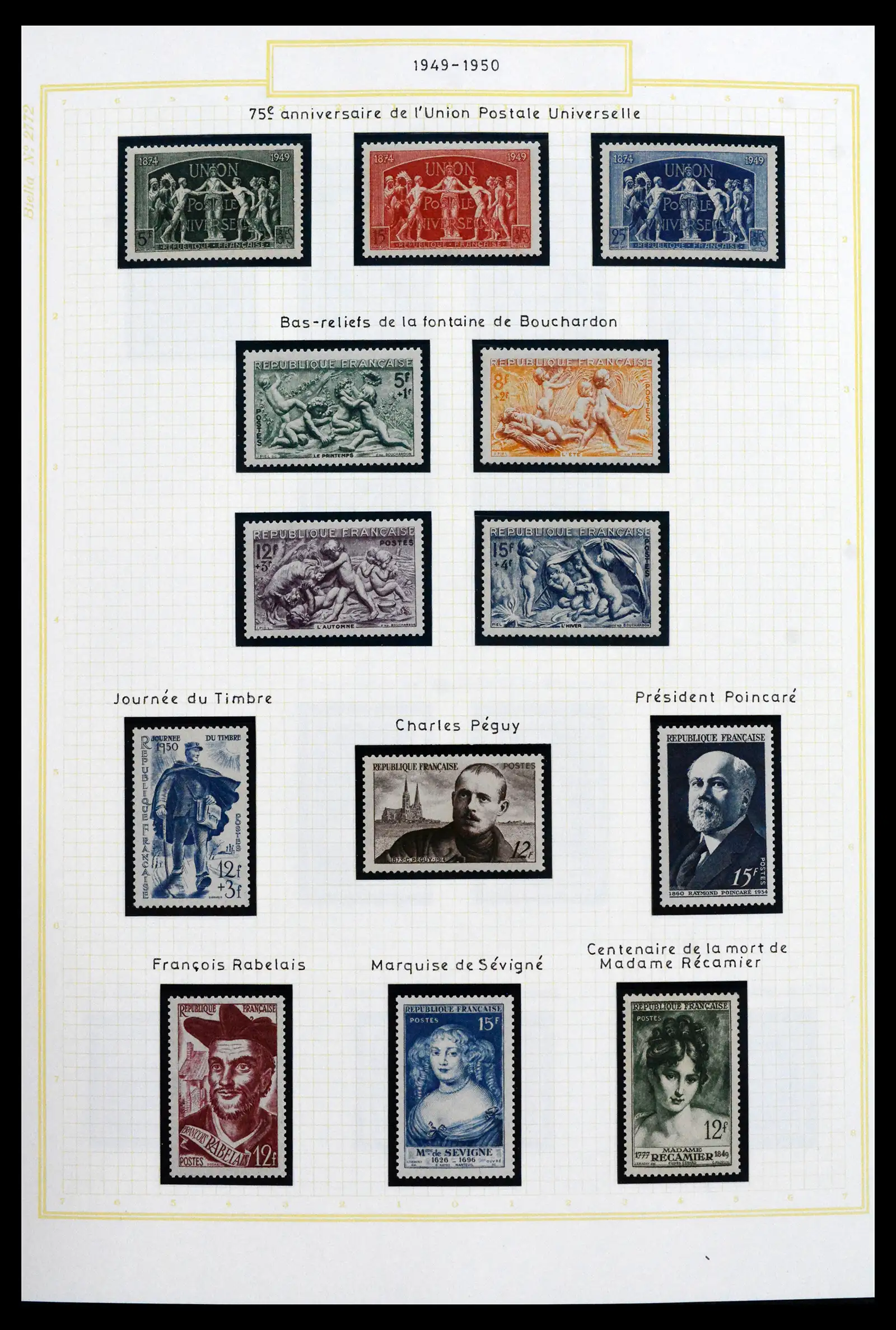 41695 0057 - Stamp collection 41695 France 1849-1999.