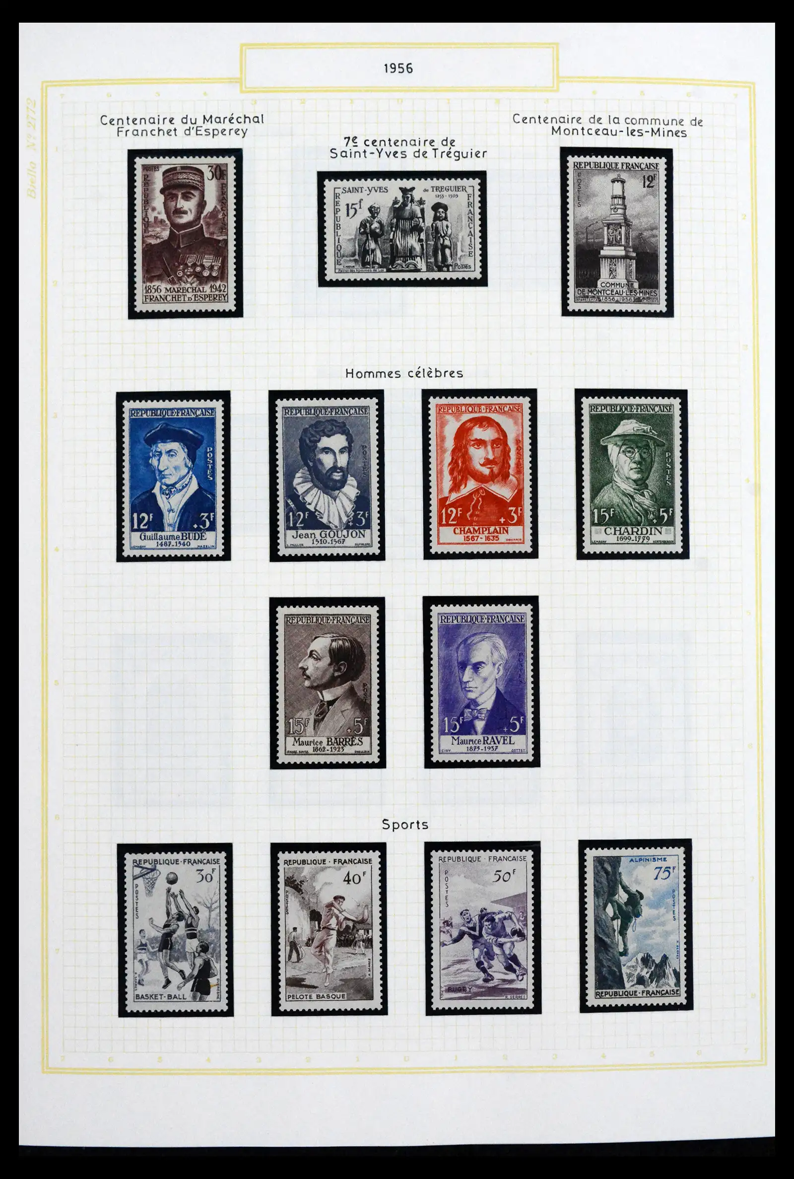 41695 0075 - Stamp collection 41695 France 1849-1999.