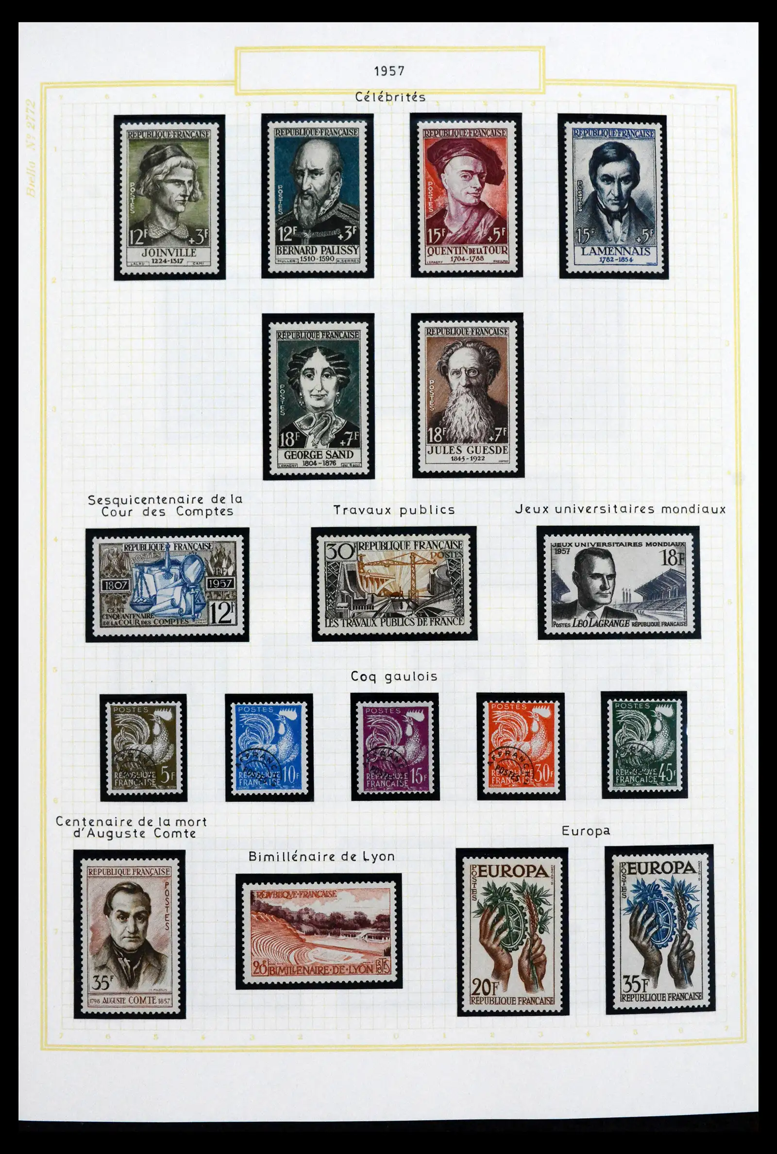 41695 0080 - Stamp collection 41695 France 1849-1999.