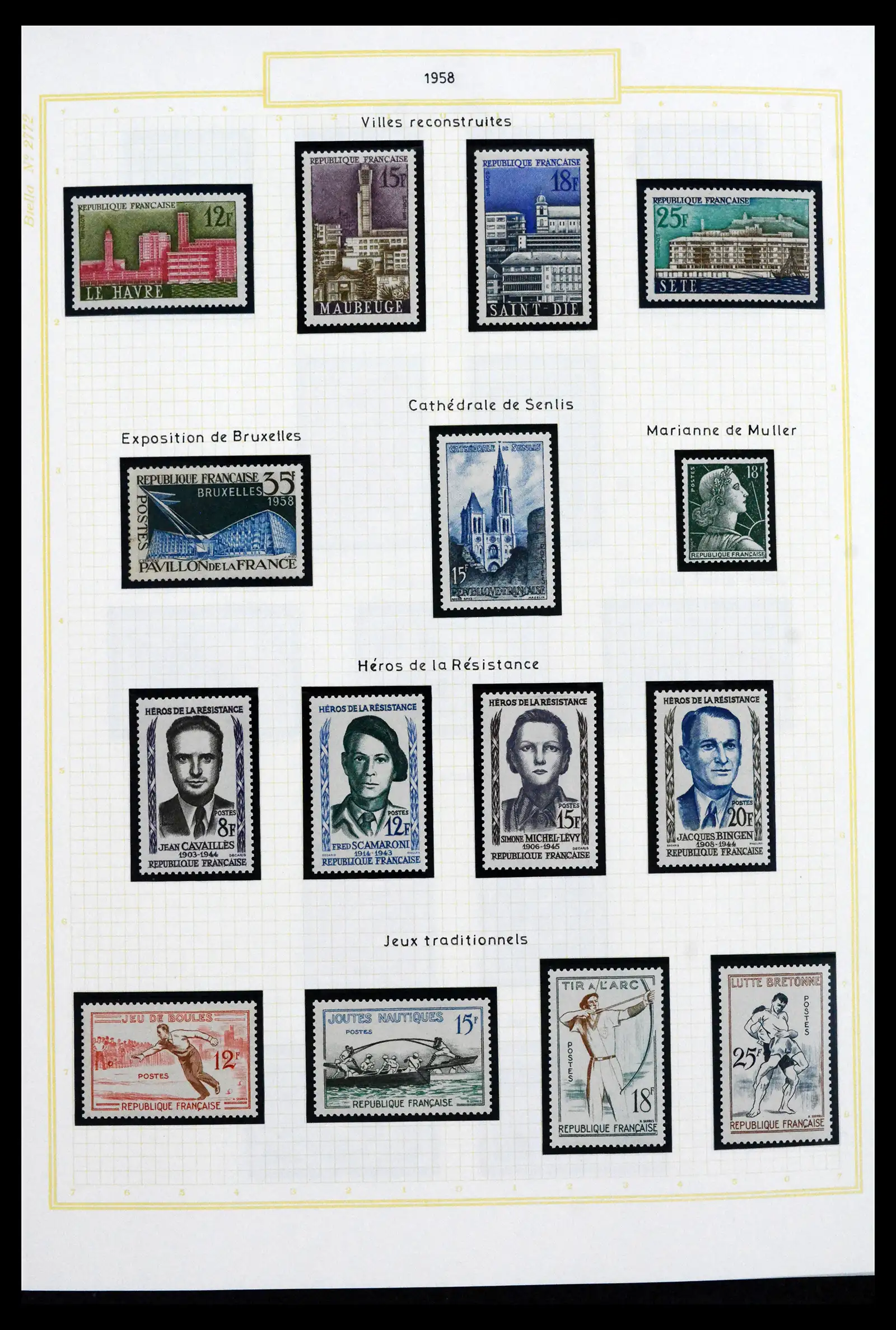 41695 0083 - Stamp collection 41695 France 1849-1999.