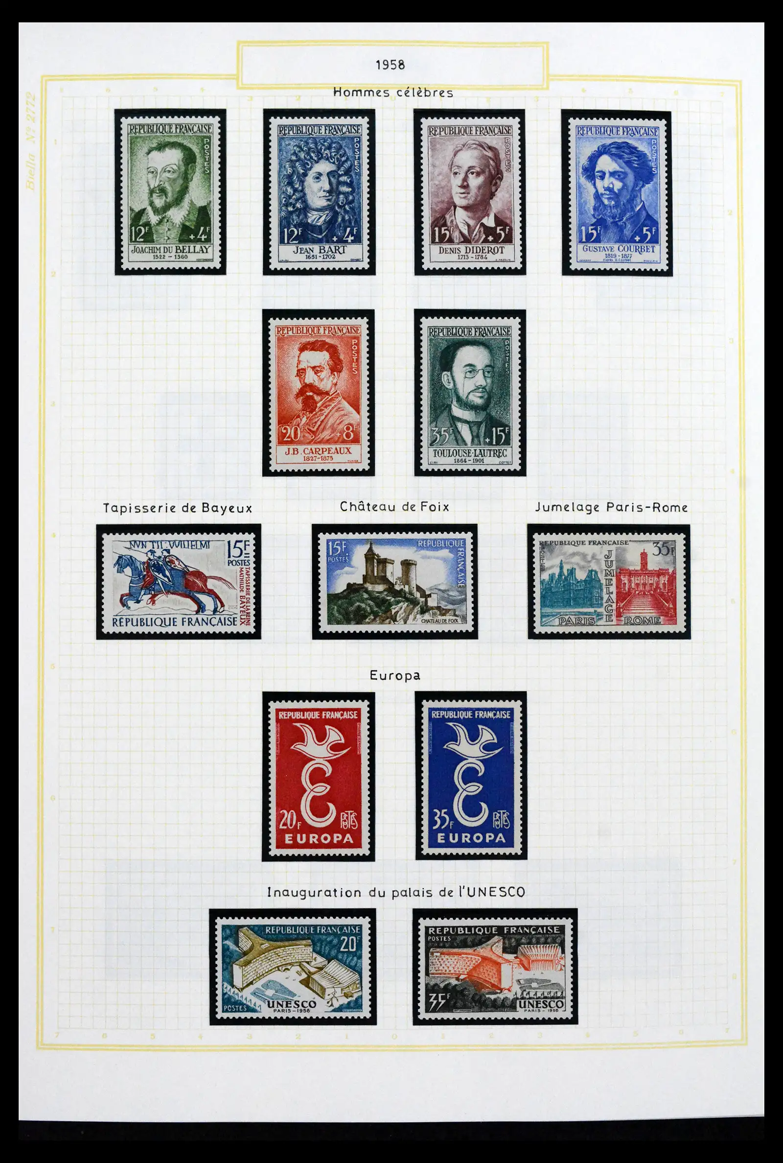 41695 0084 - Stamp collection 41695 France 1849-1999.