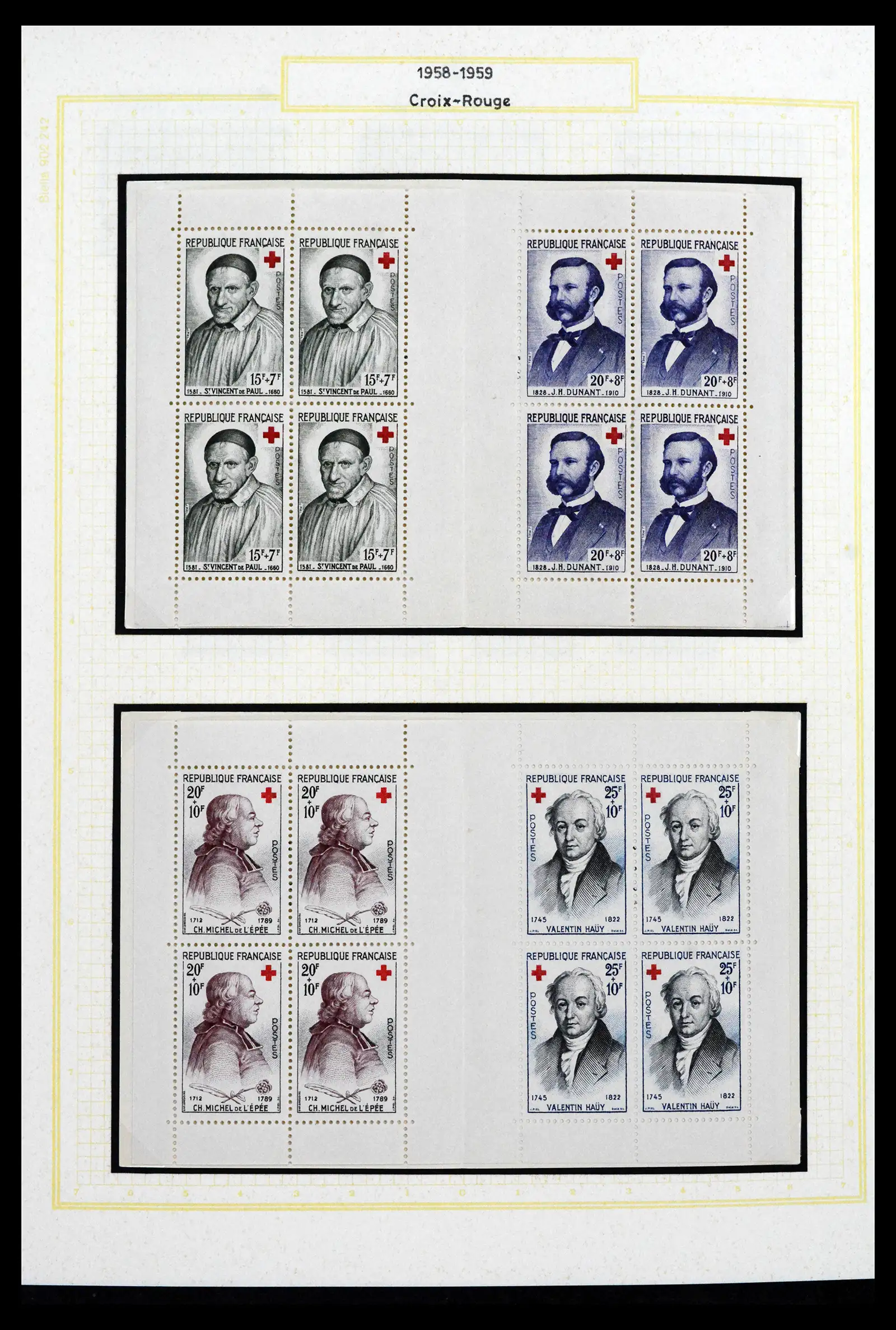 41695 0086 - Stamp collection 41695 France 1849-1999.