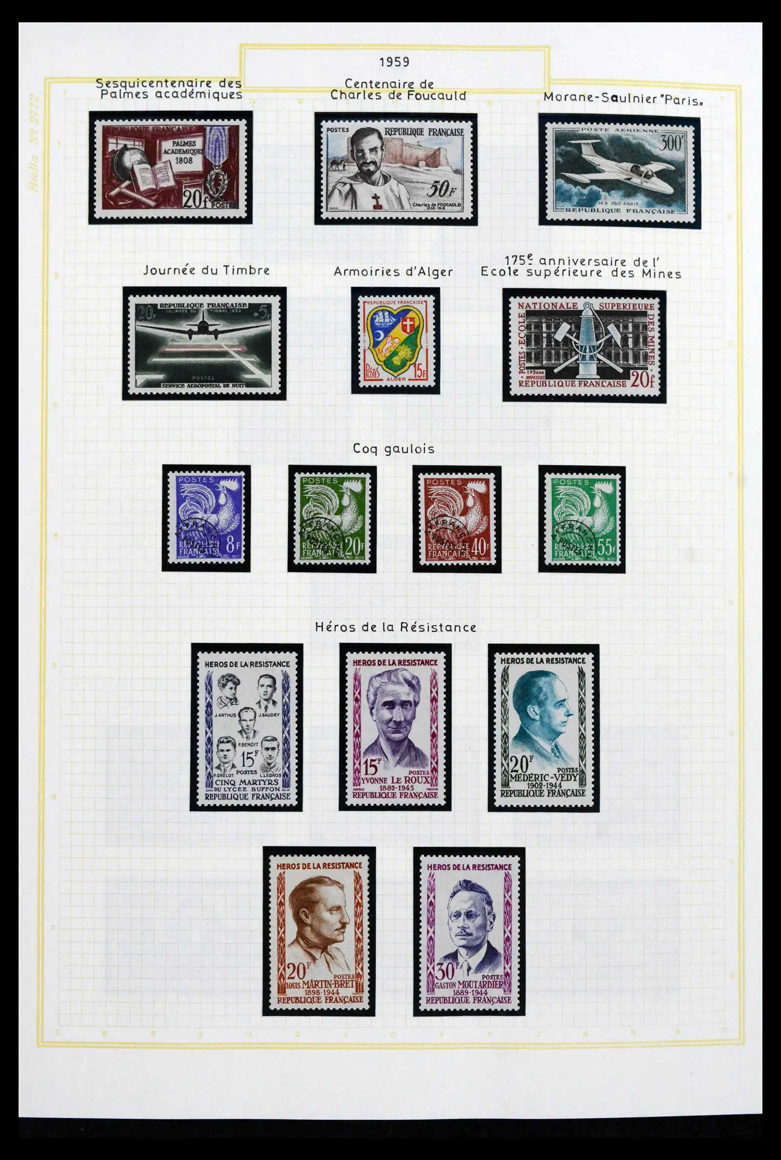 41695 0087 - Stamp collection 41695 France 1849-1999.